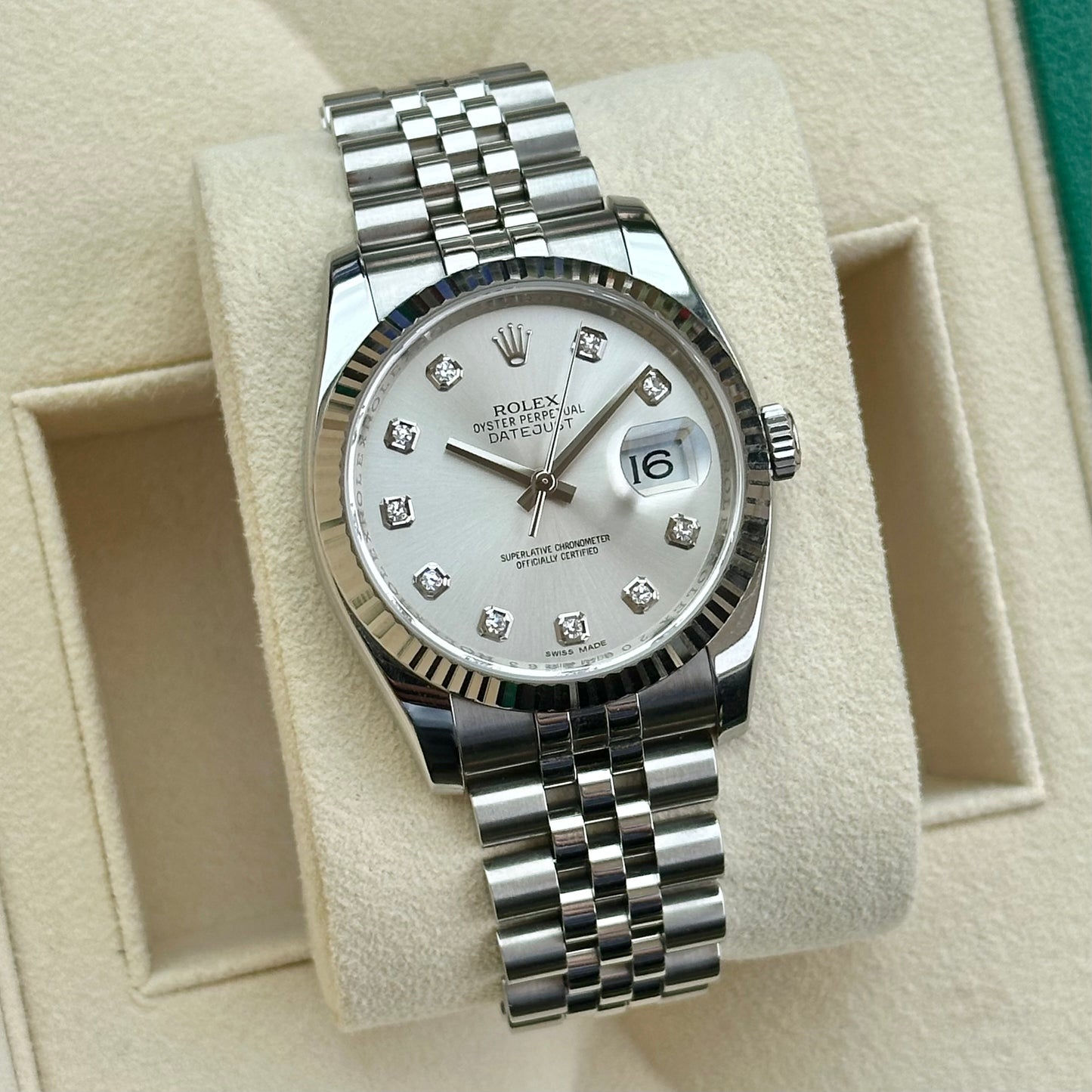 Datejust 36 Diamond Dial Ref 116234 2013