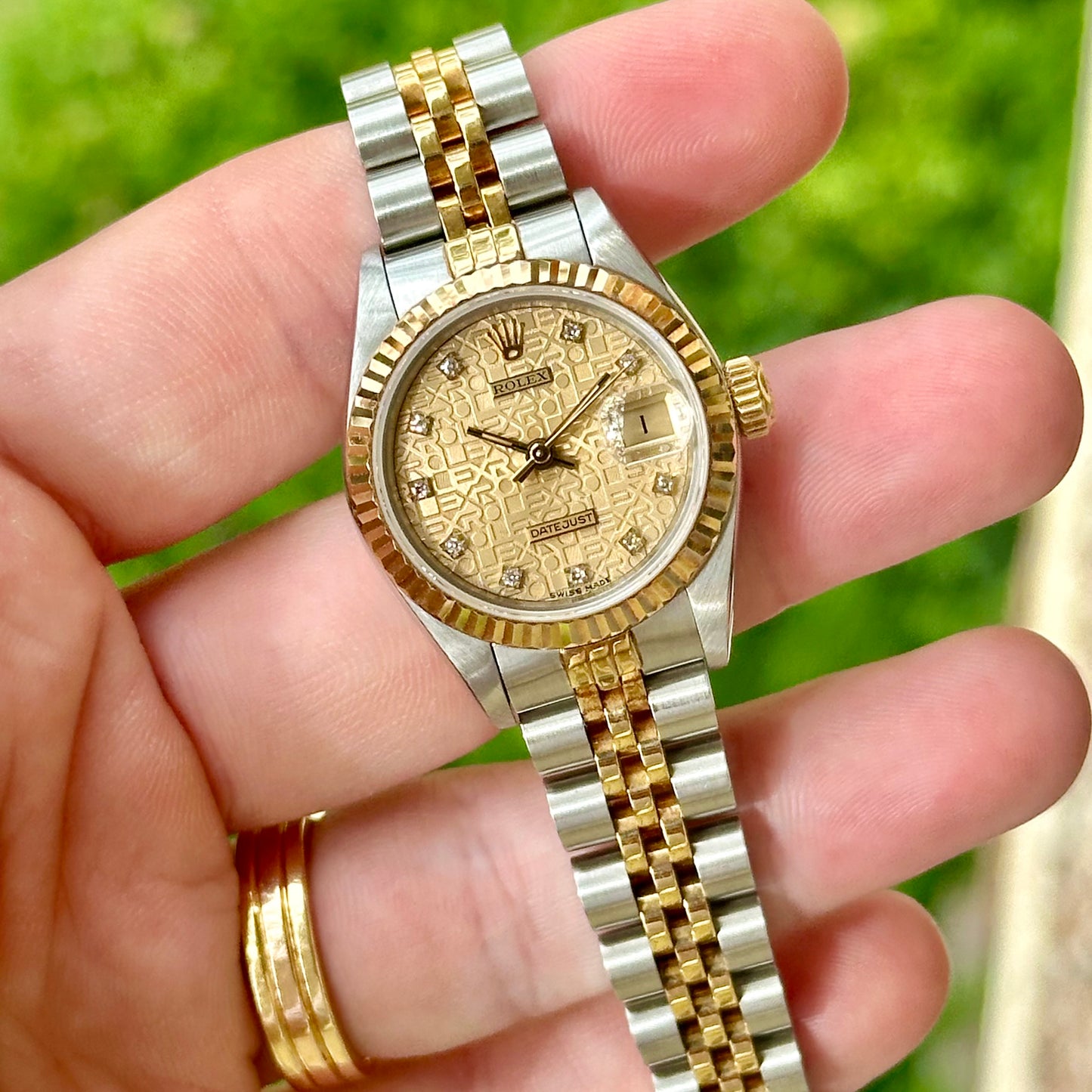 Lady-Datejust 26 Computer Diamond Ref 69173 1990