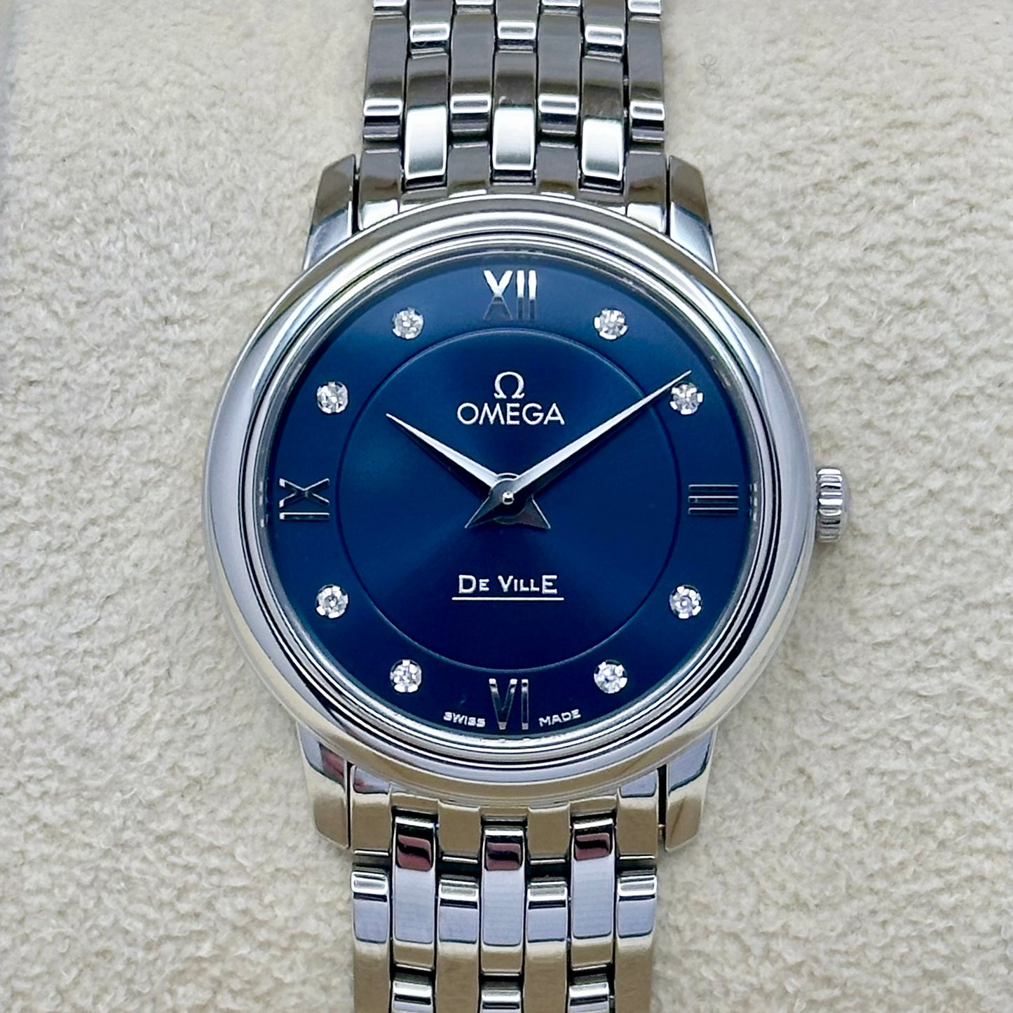 De Ville Prestige Ladies Blue Diamond Ref 424.10.27.60.53.001 2024
