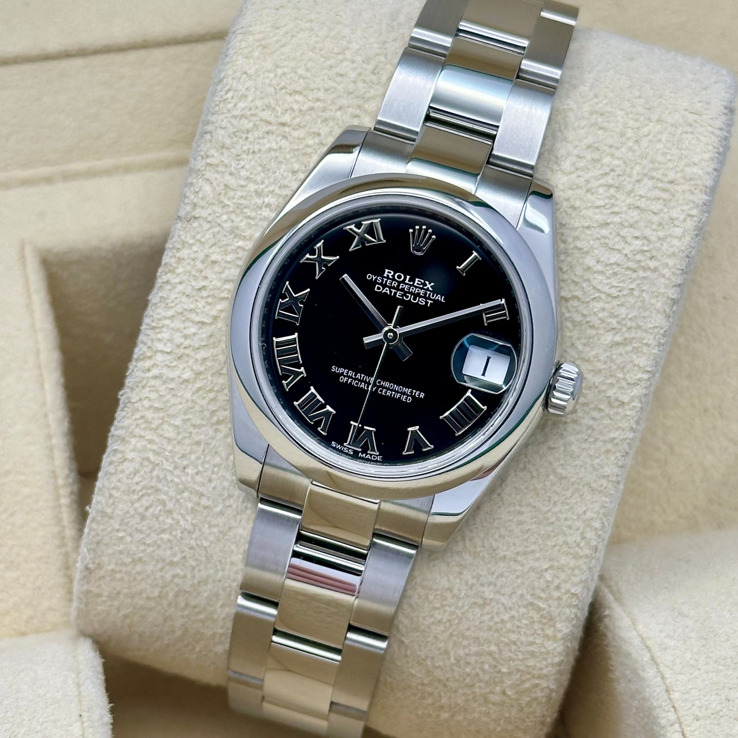 Datejust 31 Black Romans Ref 178240 2019