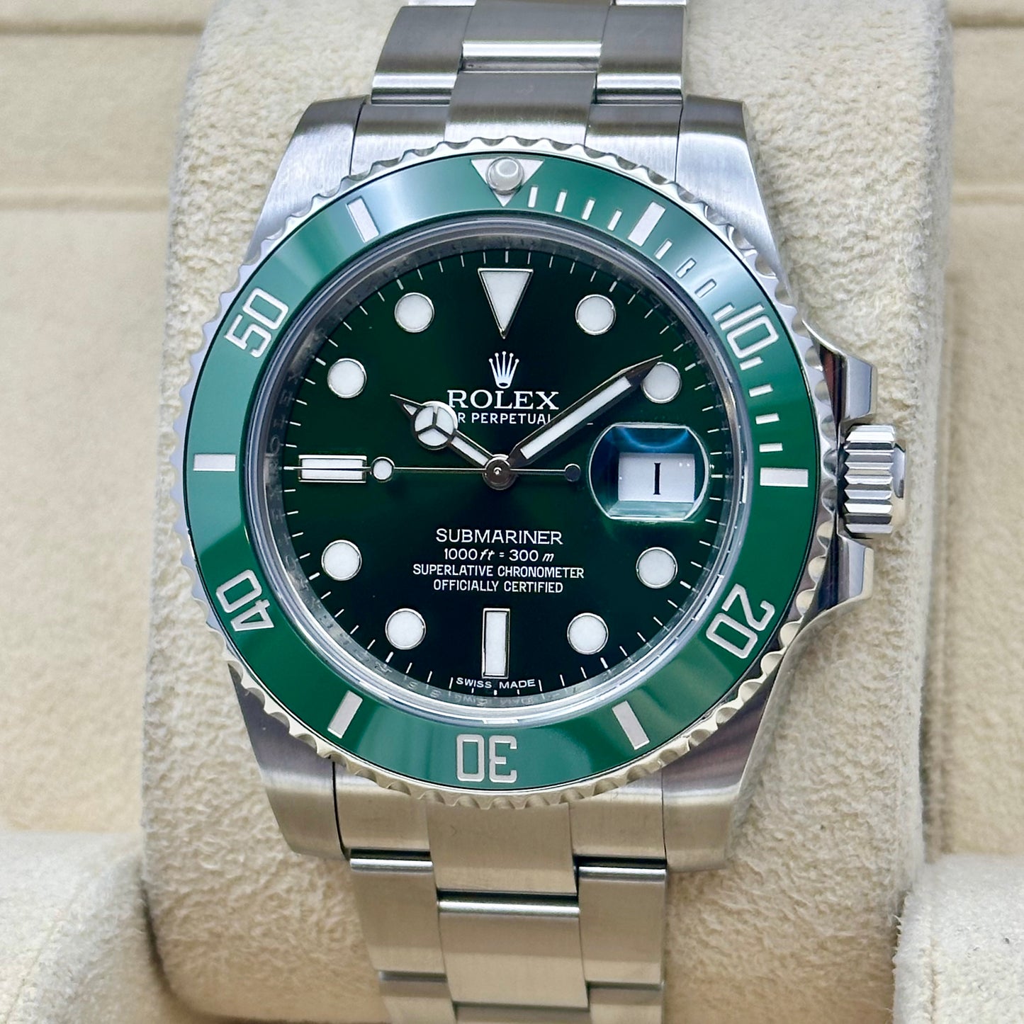 Submariner Date Hulk Ref 116610LV 2013