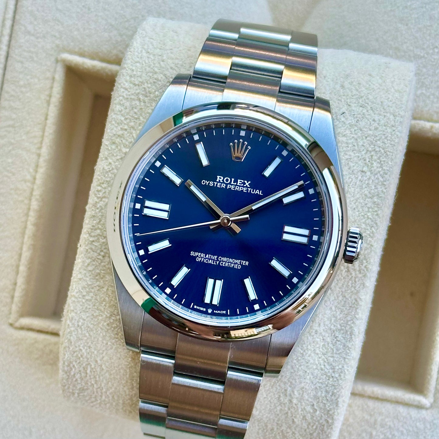 Oyster Perpetual 41 Blue Ref 124300 2023