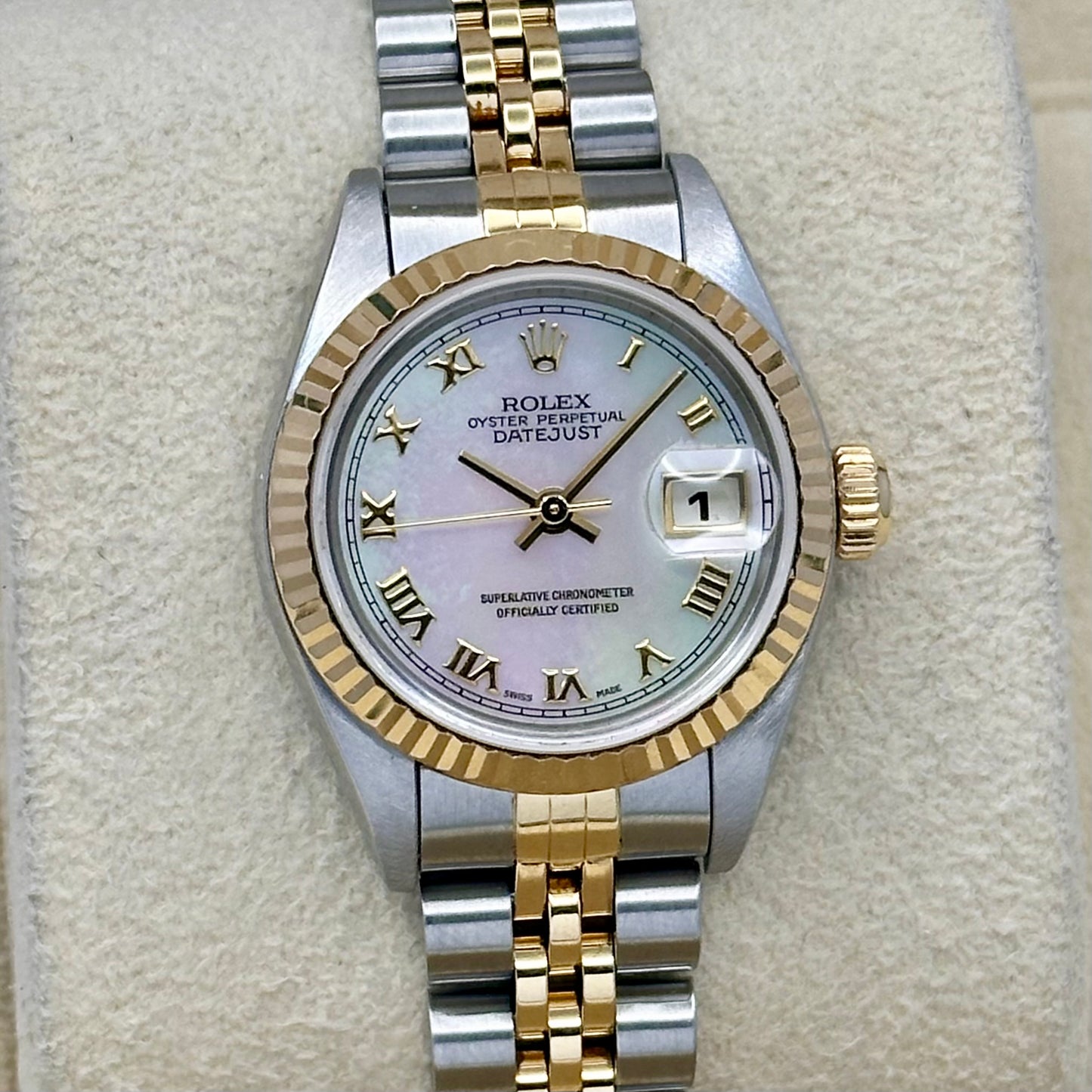 Lady-Datejust 26 Mother Of Pearl Romans Ref 79173 1999