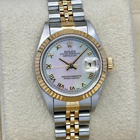 Lady-Datejust 26 Mother Of Pearl Romans Ref 79173 1999