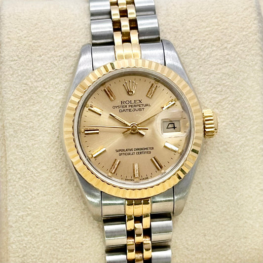 Lady-Datejust 26 Champagne Ref 69173 1990