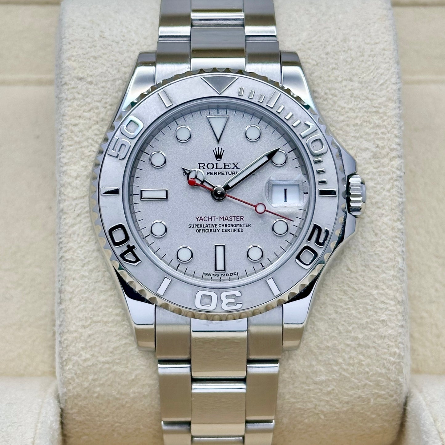 (ON HOLD) Yacht-Master 35 Platinum Dial Ref 168622 2019