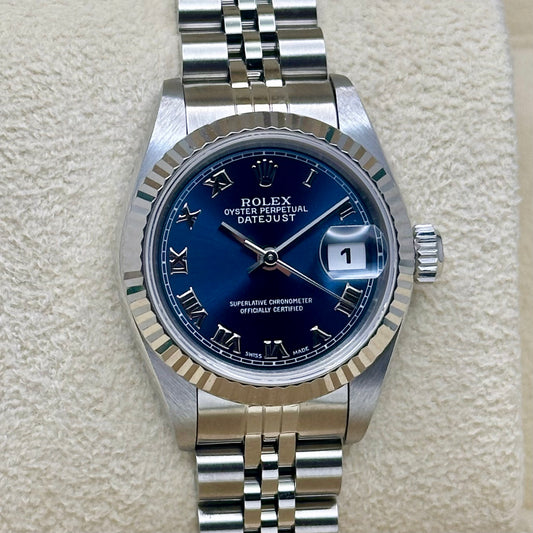 Lady-Datejust 26 Blue Romans Ref 69174 1998