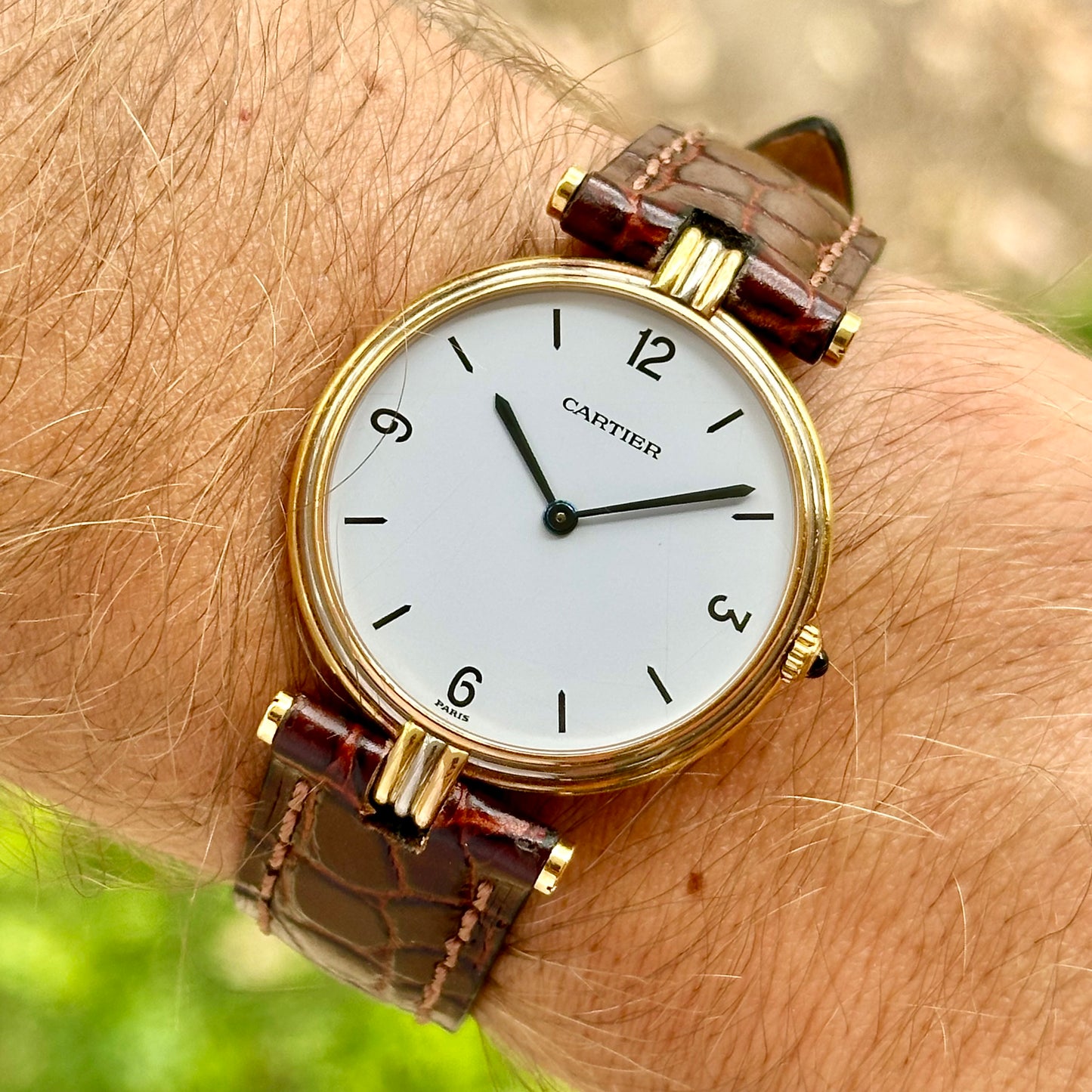 Vendome Trinity White Dial 18K Gold Ref 81003