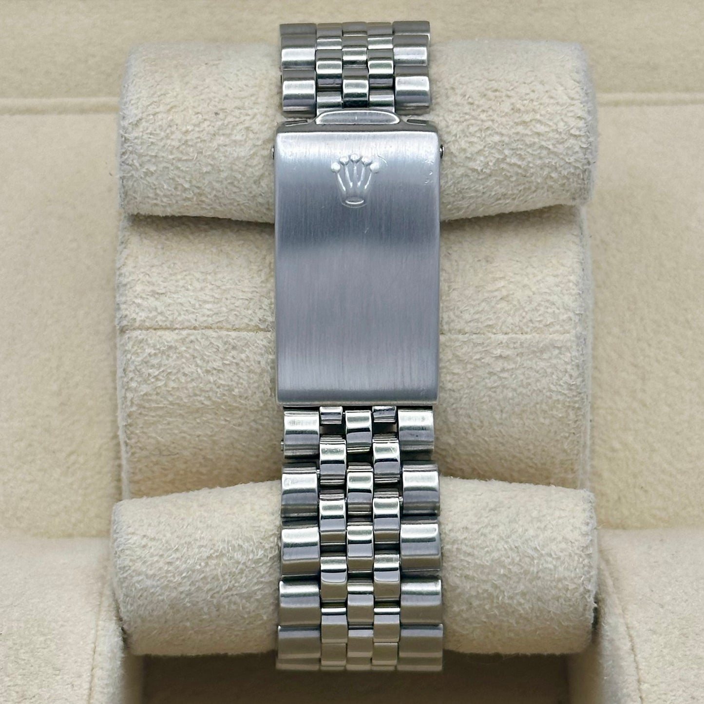 Datejust 36 White Buckley Romans 18K White Gold Ref 1601 1968