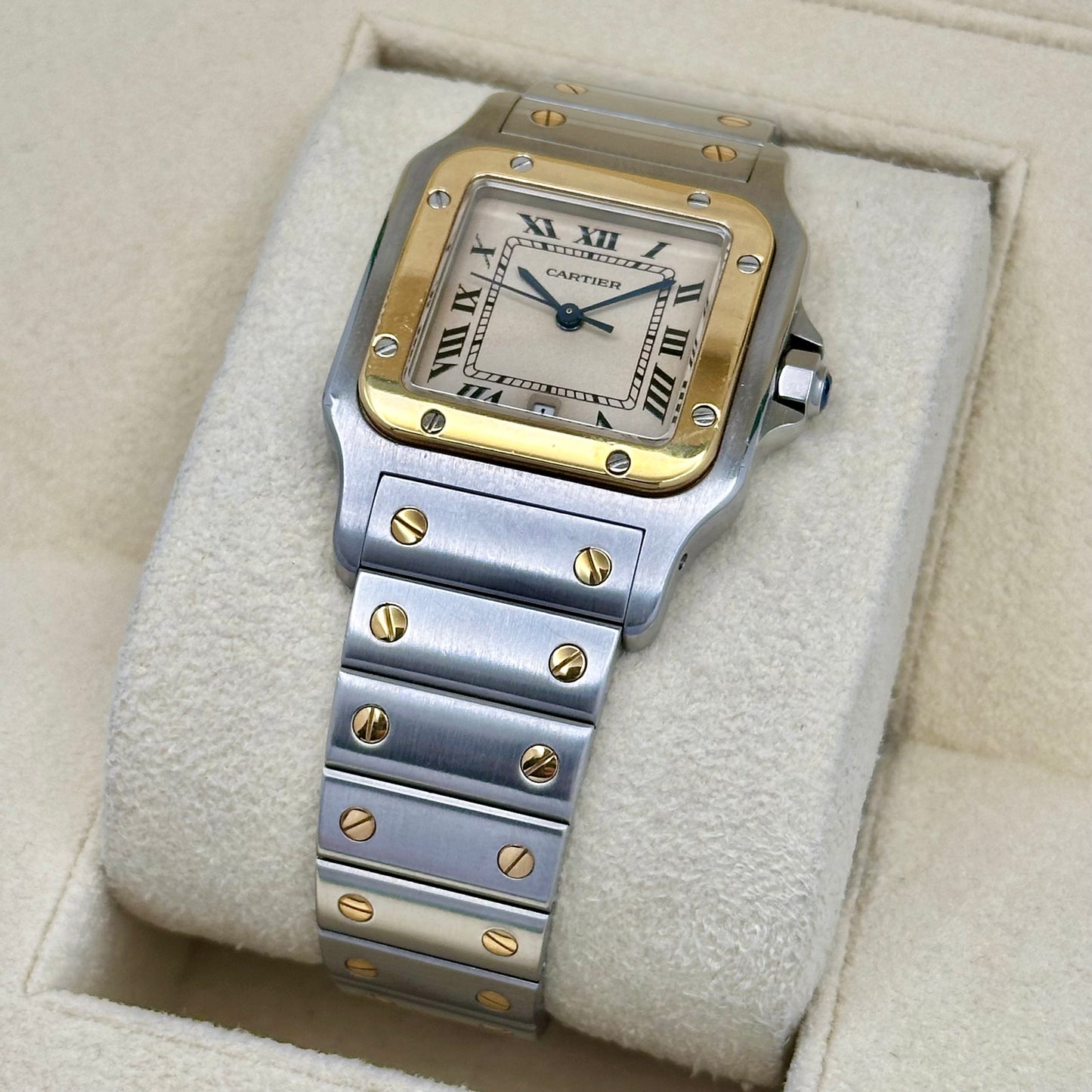 Santos Galbee Large 18K Yellow Gold Two Tone Ref W20011C4 1991