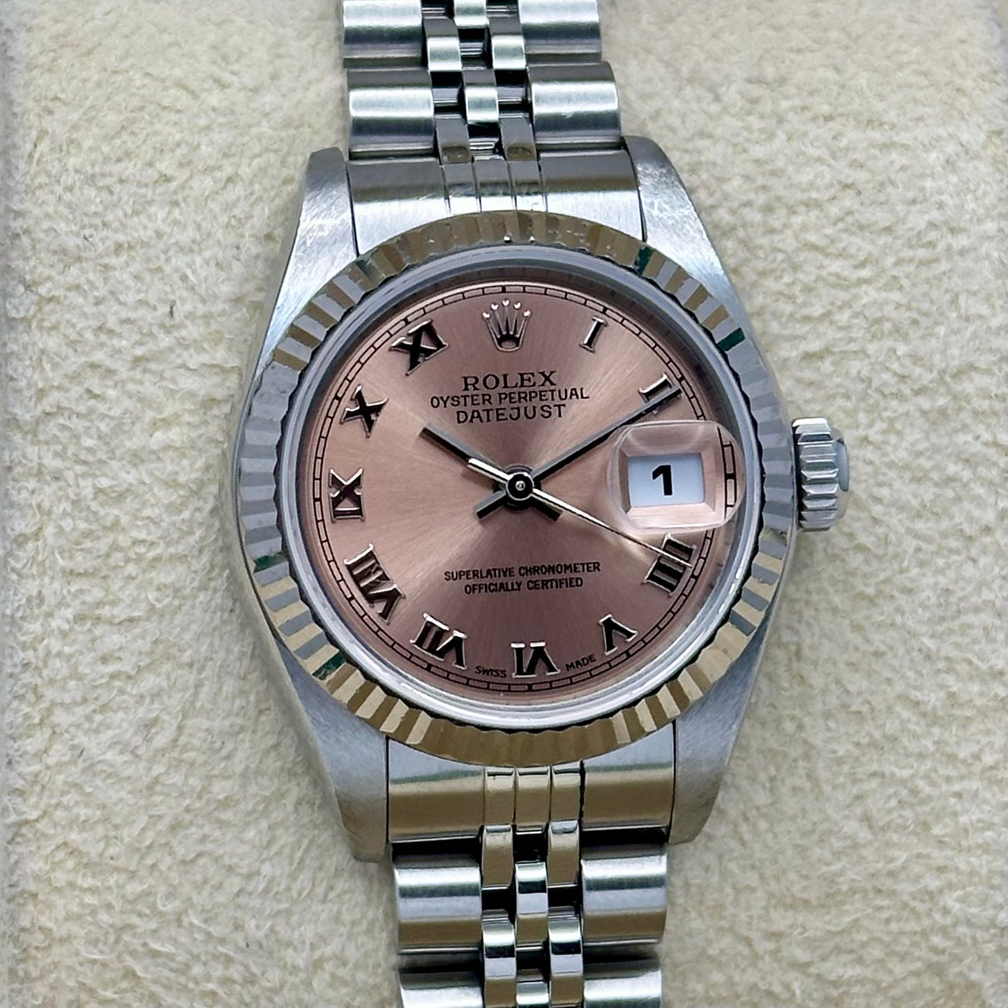 Lady-Datejust 26 Pink Romans Ref 79174 2004