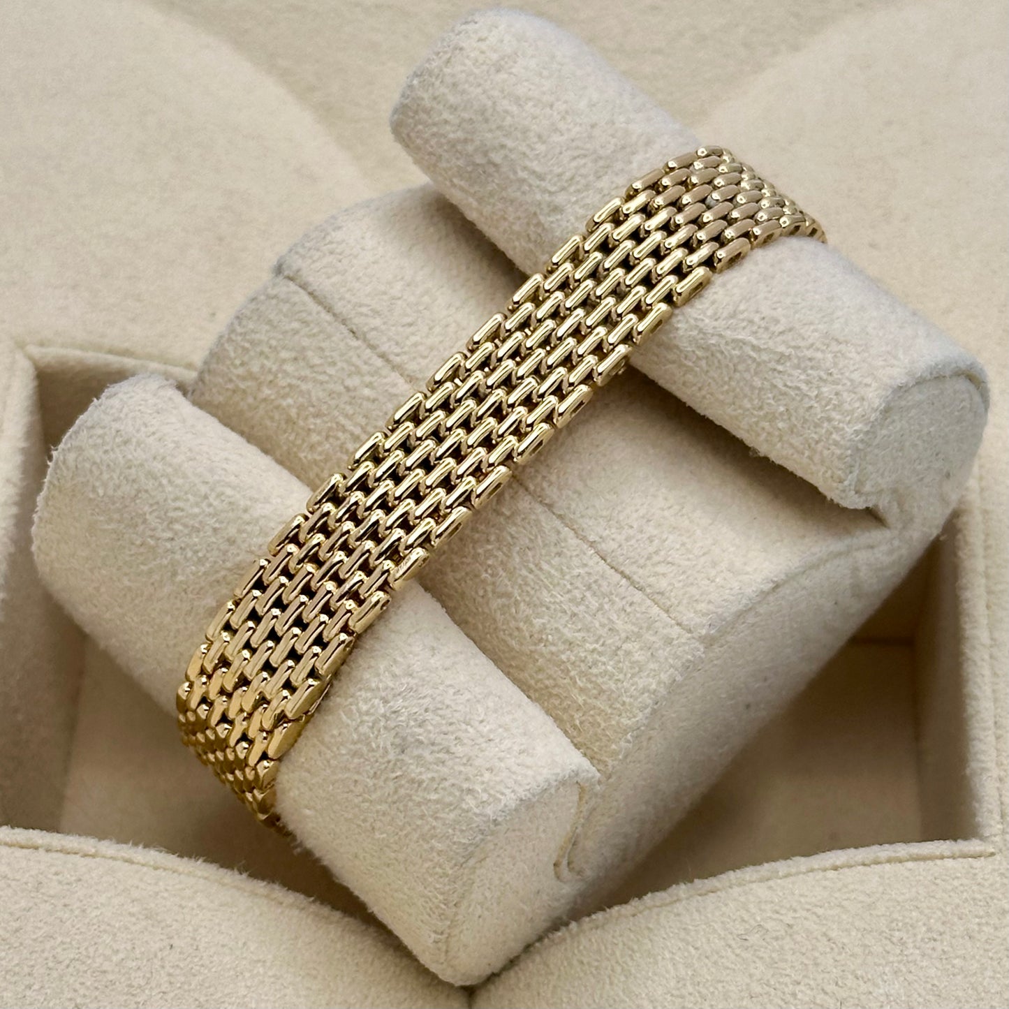 Tortue Pave Diamond 18K Yellow Gold Ref 66036 1991