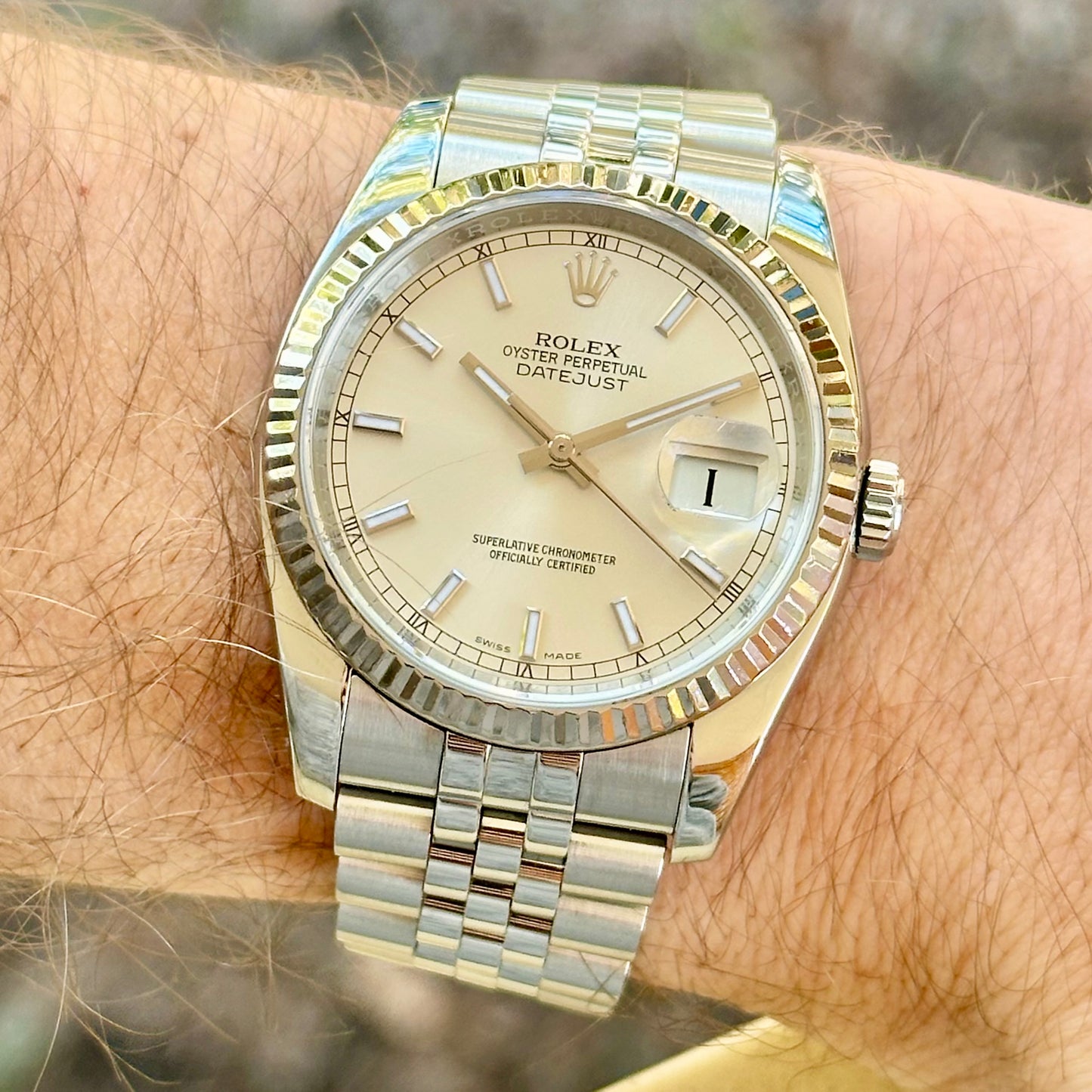 (ON HOLD) Datejust 36 Sunburst Silver Ref 116234 2016