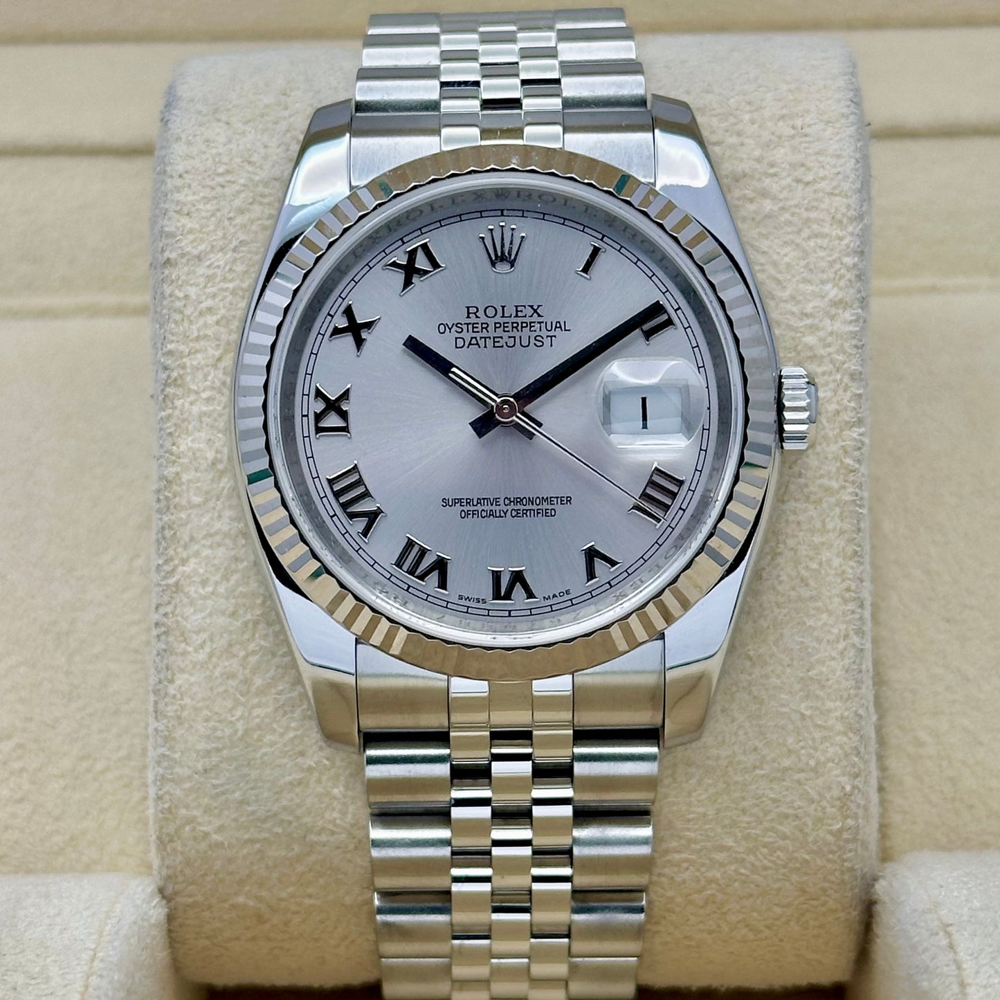 Datejust 36 Silver Romans Ref 116234 2007