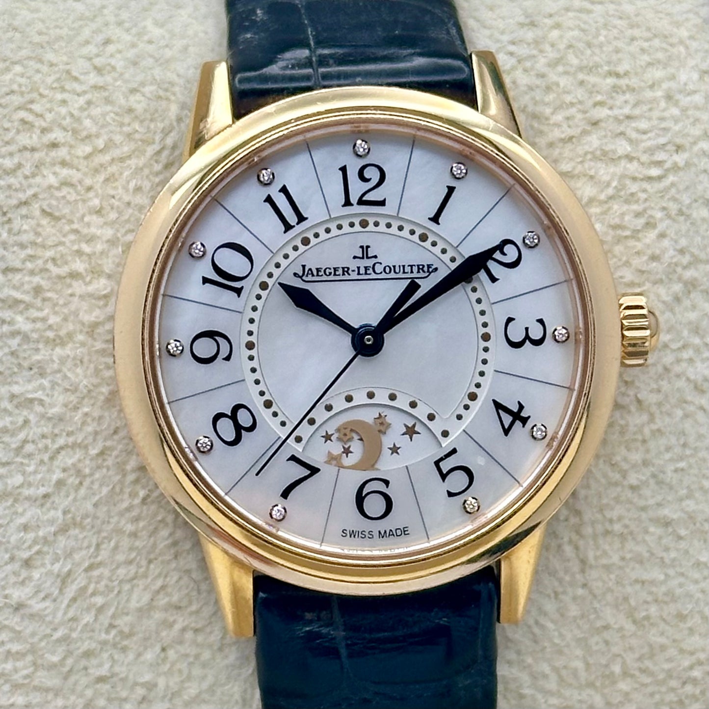 Rendez-Vous 18K Rose Gold Mother of Pearl Diamond Dial Ref Q3462491