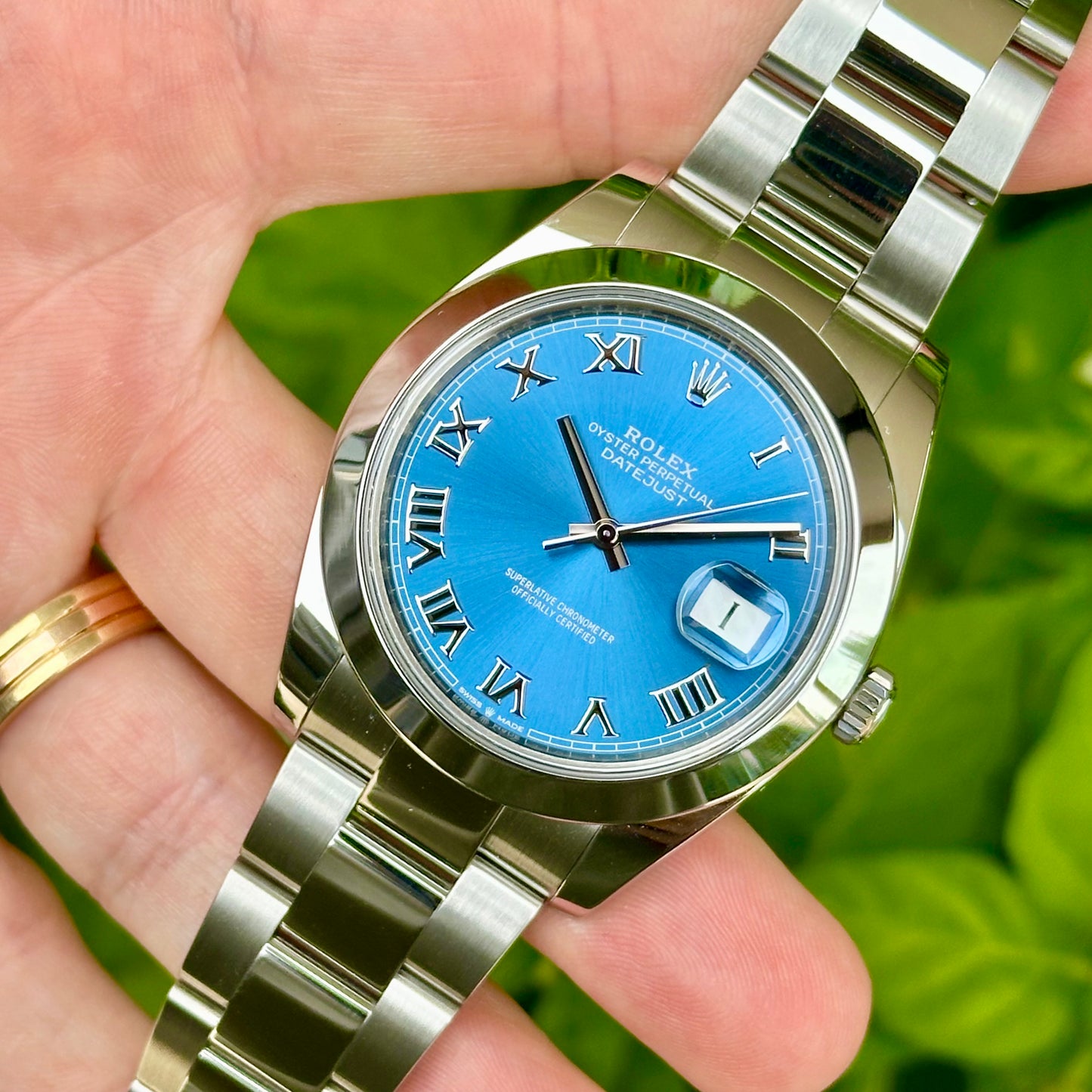 Datejust 41 Azzurro Blue Ref 126300 2021