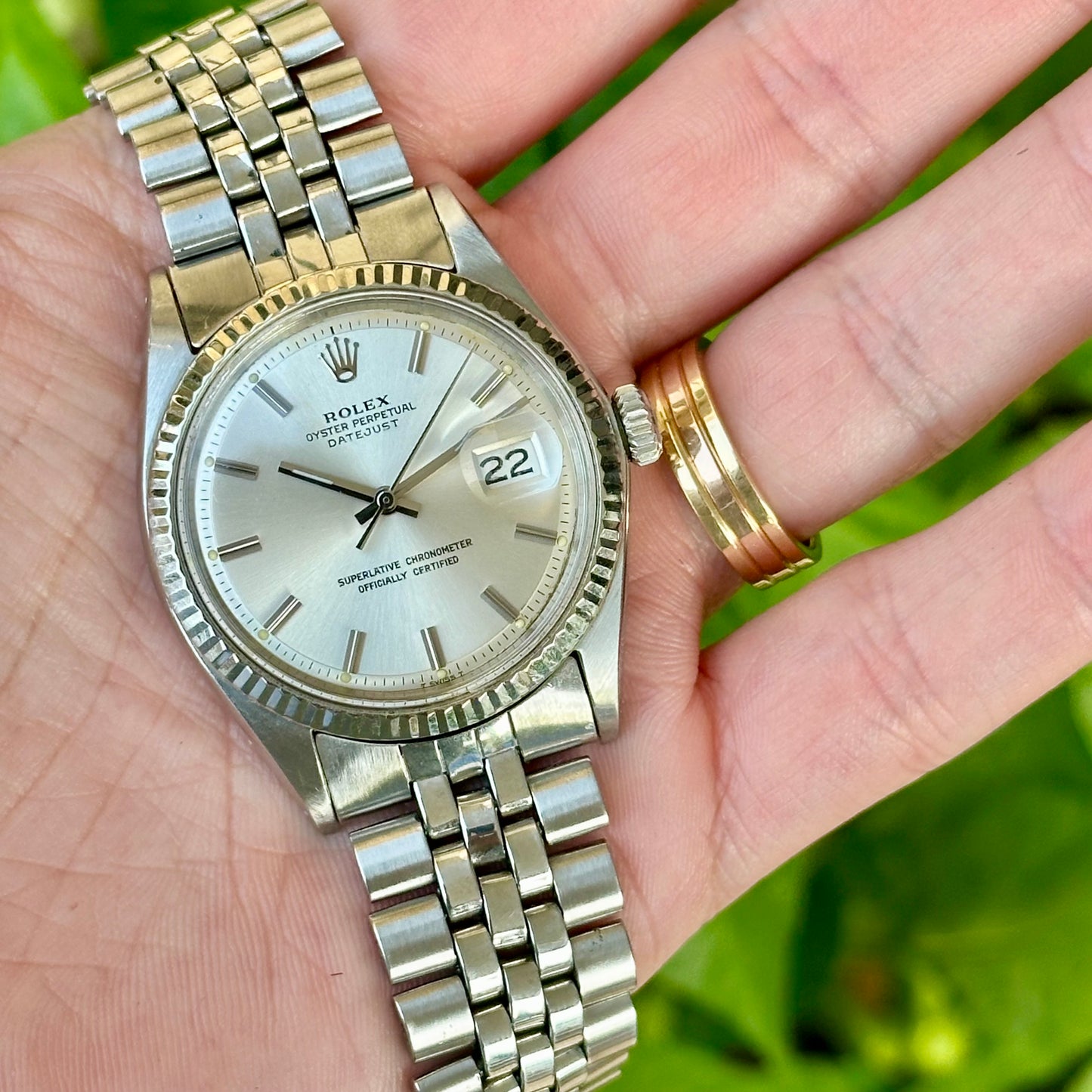 Datejust 36 Pie Pan Dial Ref 1601 1970