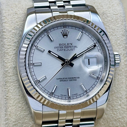 (ON HOLD) Datejust 36 Sunburst Silver Ref 116234 2016