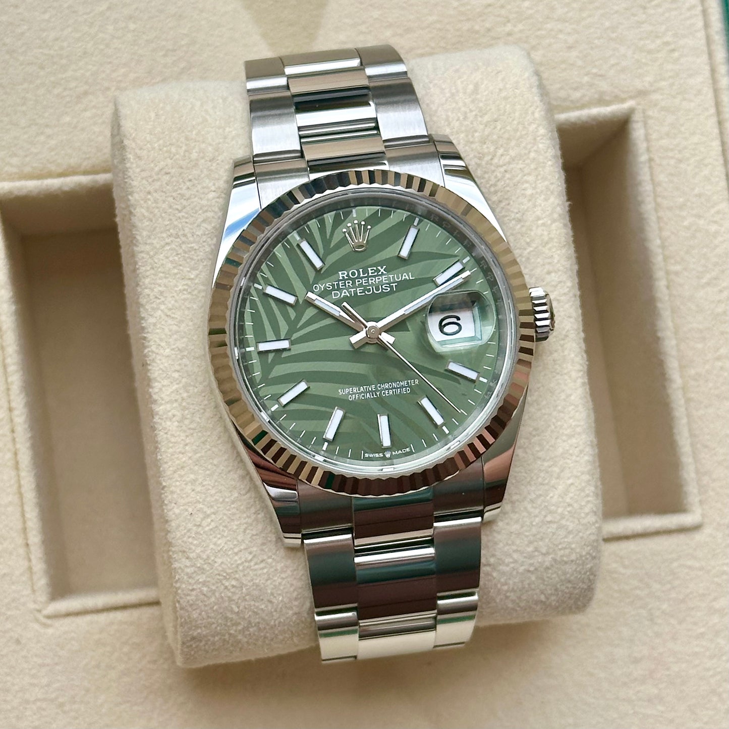 Datejust 36 Palm Motif Ref 126234 2022