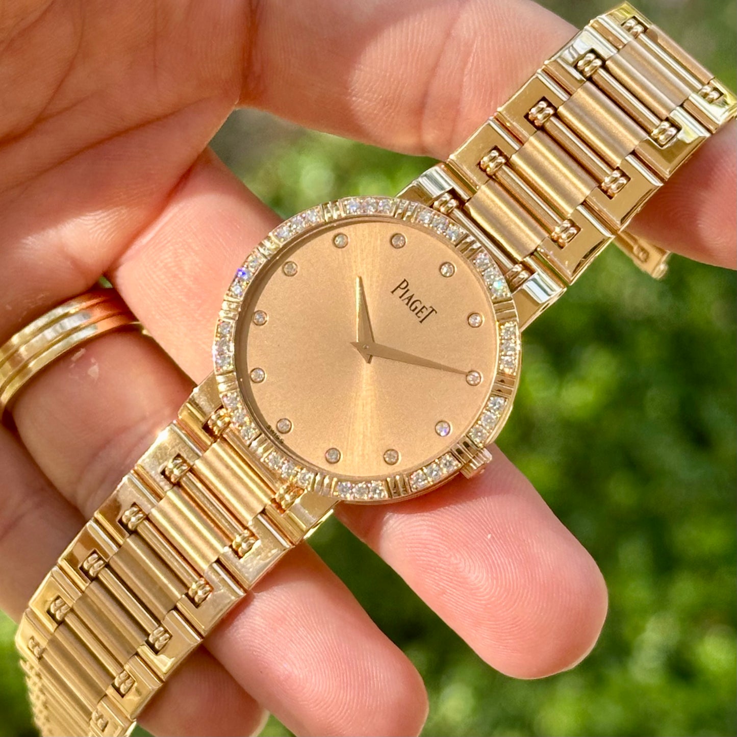 Dancer Factory Diamond Bezel 18K Rose Gold Ref G0A26507 2011