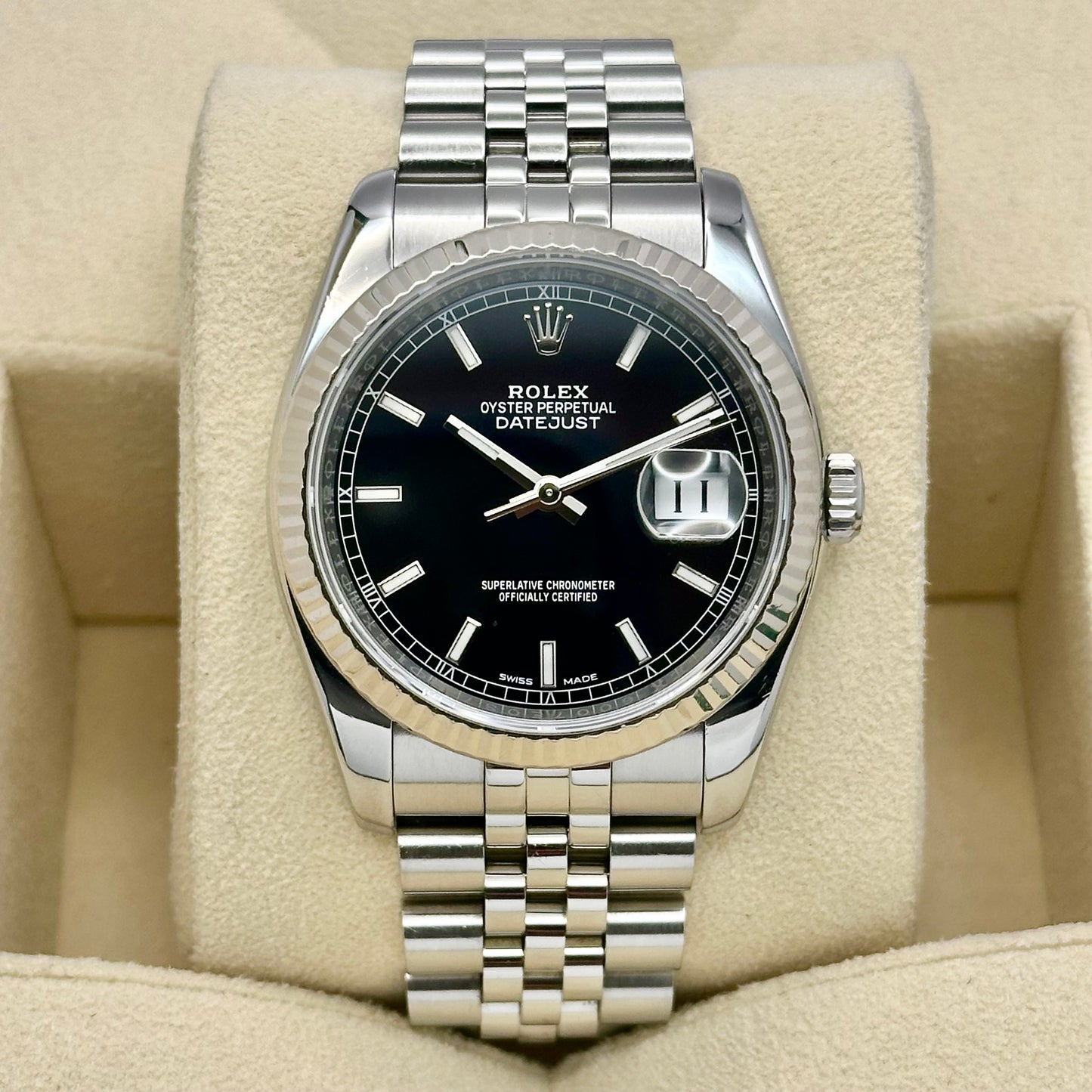 Datejust 36 Black Ref 116234 2013