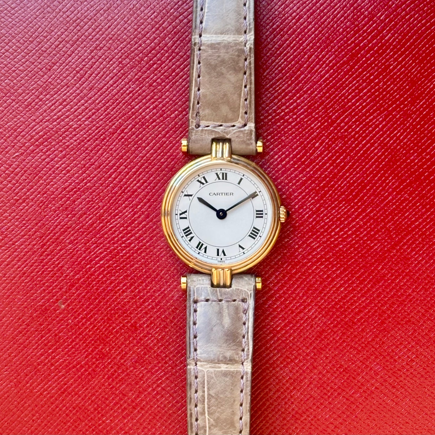 Vendome Trinity 18K Gold White Romans Ref 81004 1990