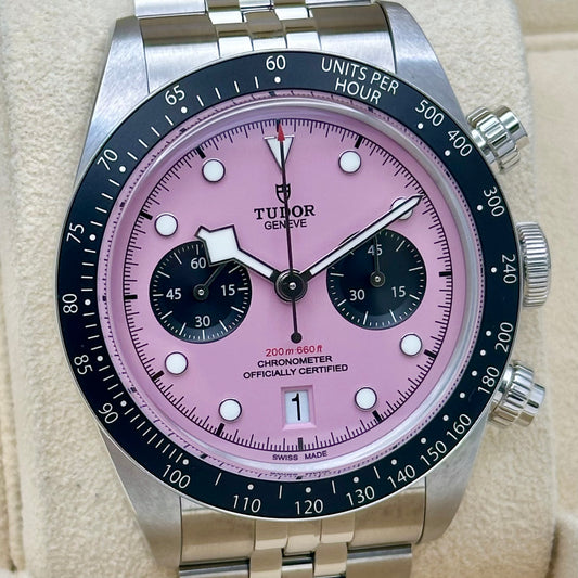 Black Bay 41 Chronograph Pink Flamingo Ref M79360N-0019 2025