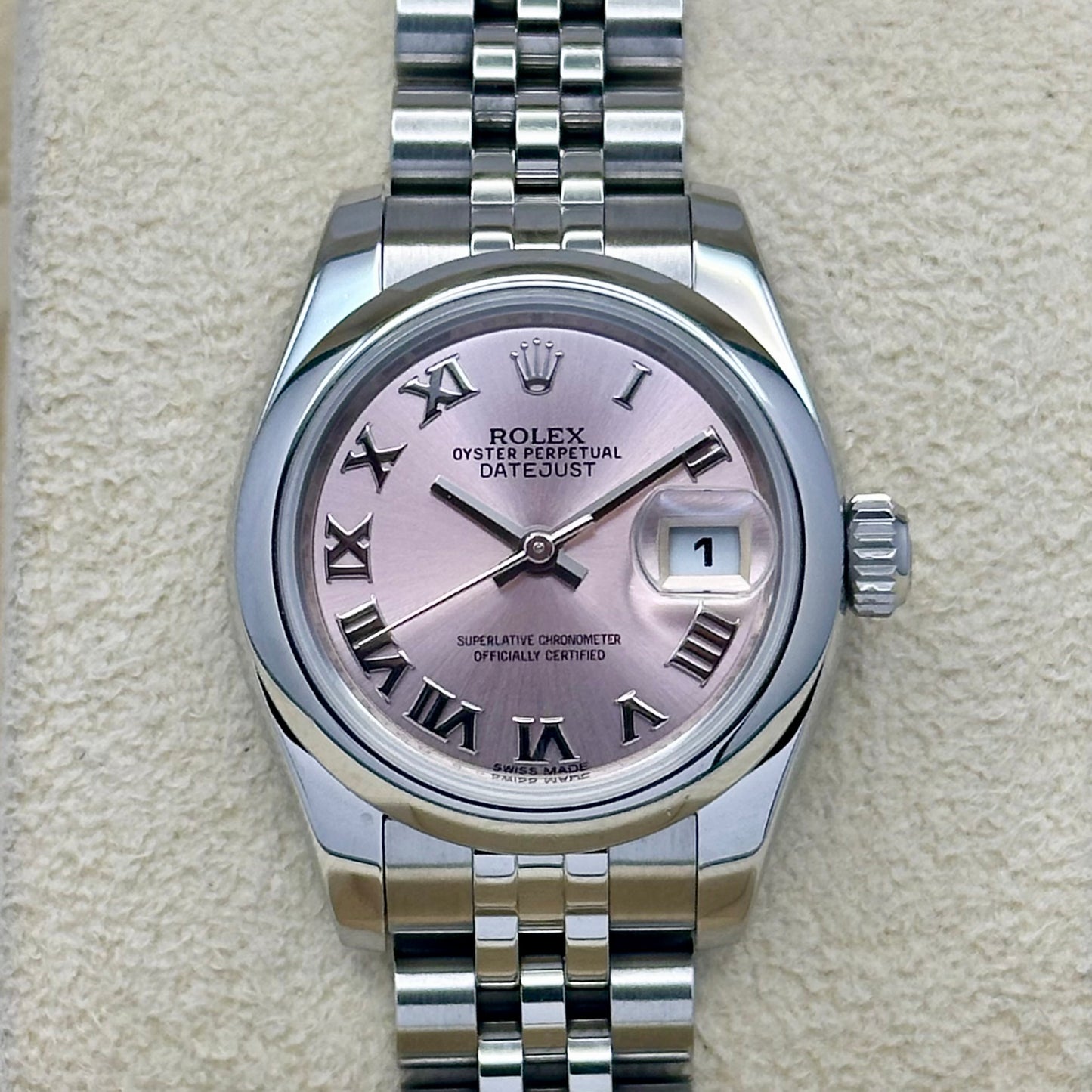Lady-Datejust 26 Pink Romans Ref 179160 2016