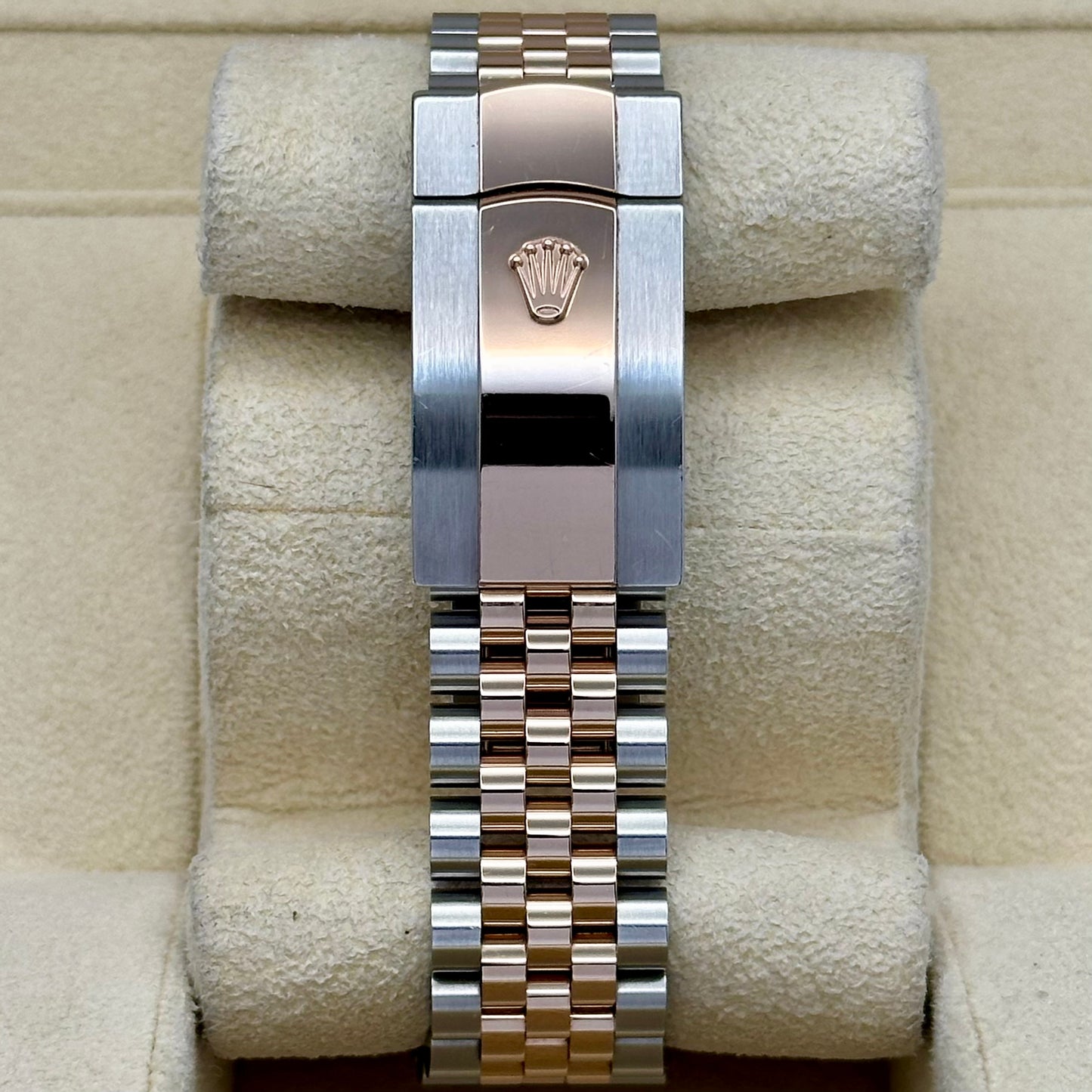 Rolex Datejust 41 Sundust Diamond 18K Rose Gold Ref 126331