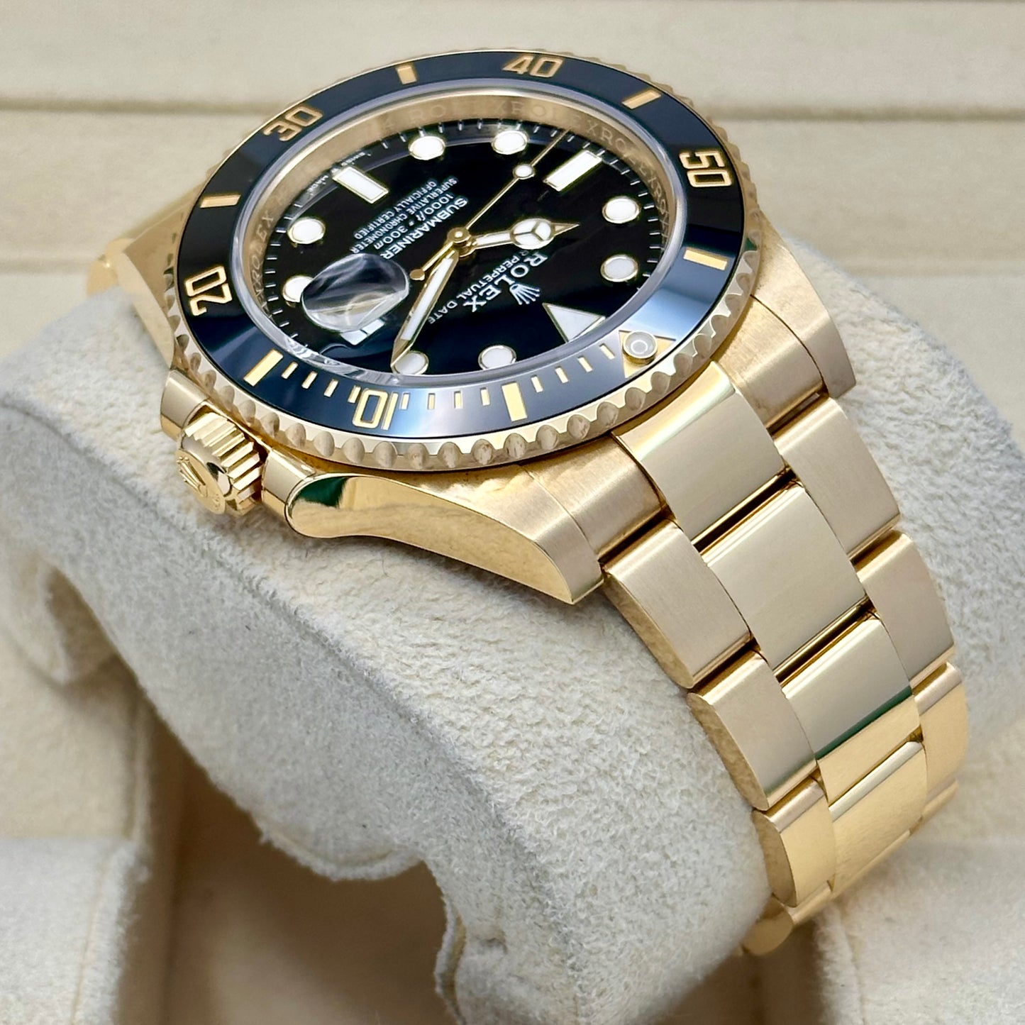 Submariner Date Black Ceramic 18K Yellow Gold Ref 126618LN 2023
