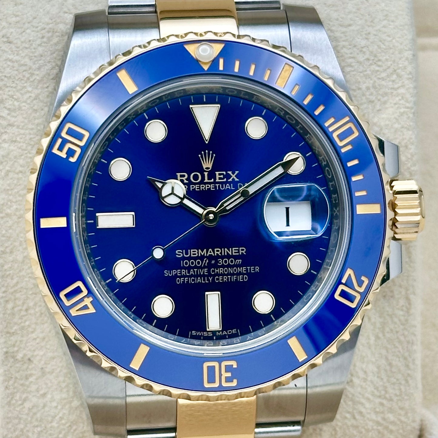 Submariner Date Sunburst Bluesy Ref 116613LB 2020