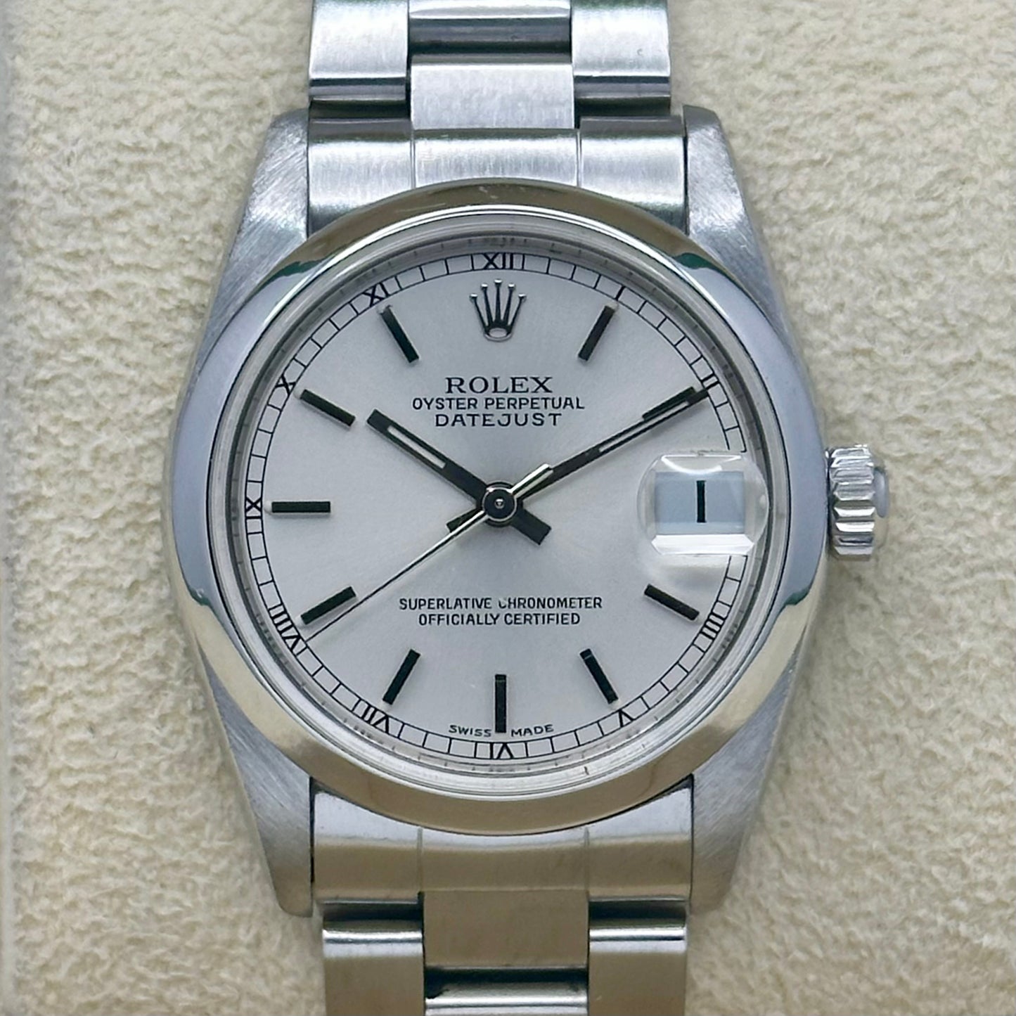 Datejust 31 Silver Sunburst Ref 78240 1999
