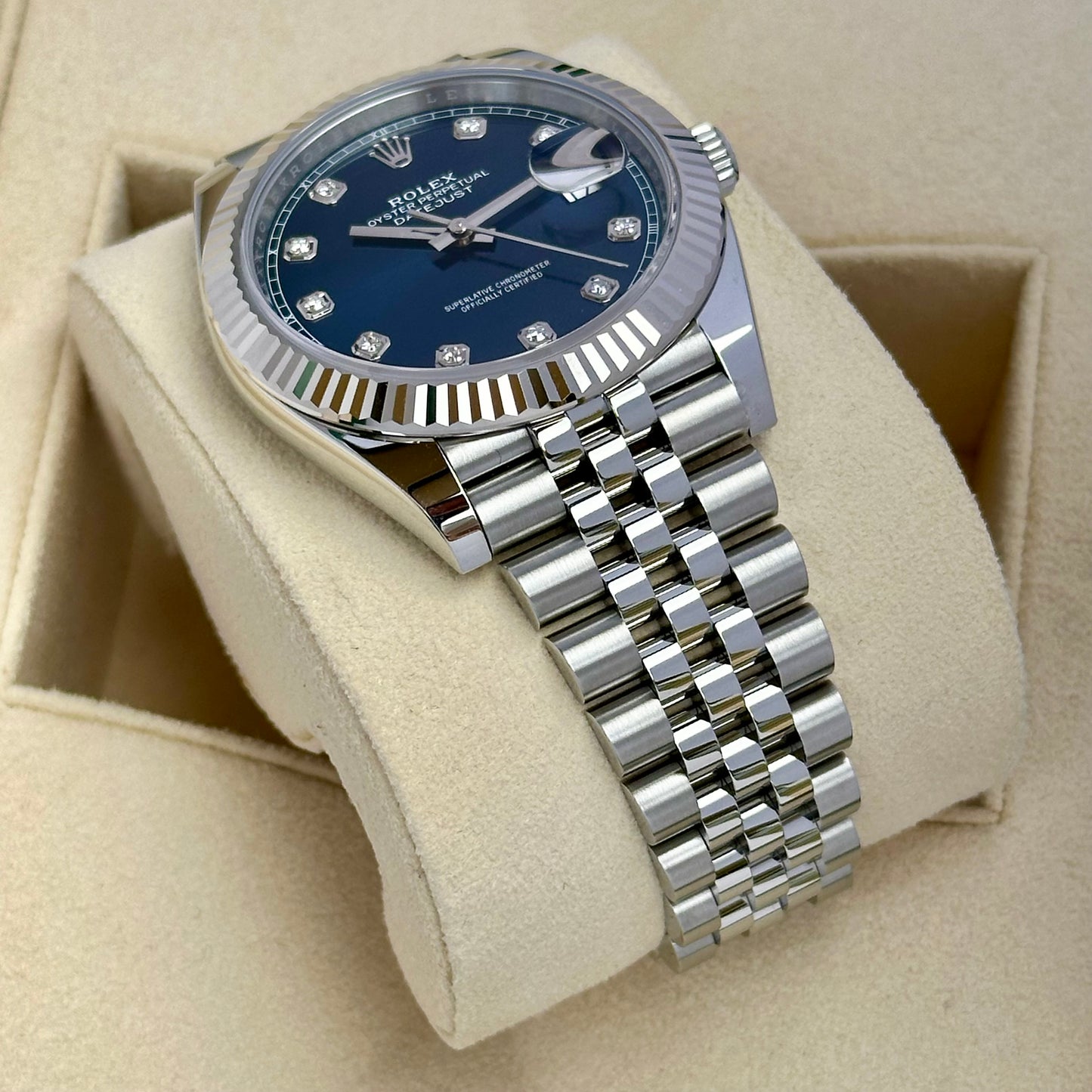 Datejust 41 Blue Diamond Ref 126334 2024