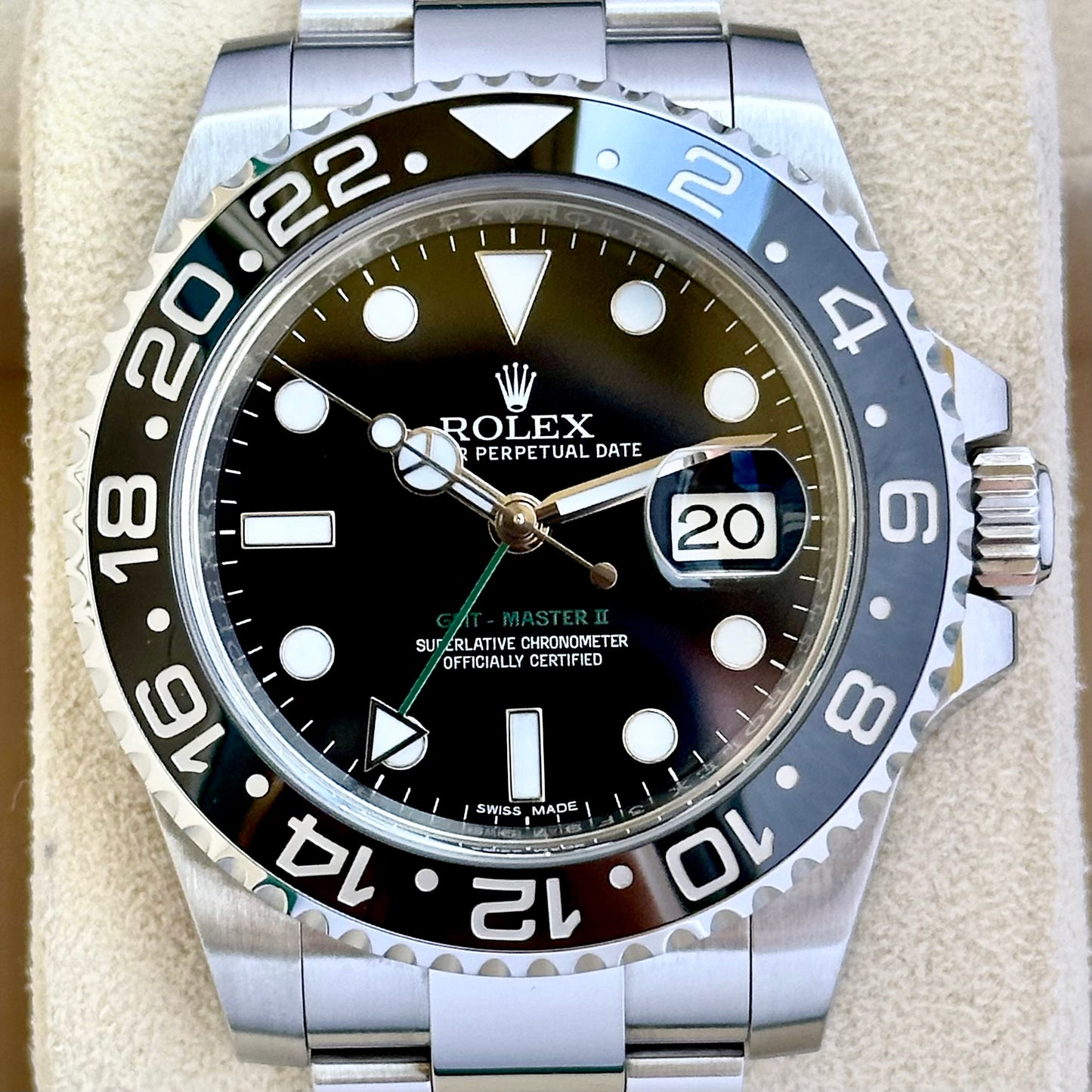 GMT Master II Green Arrow Ref 116710LN 2013