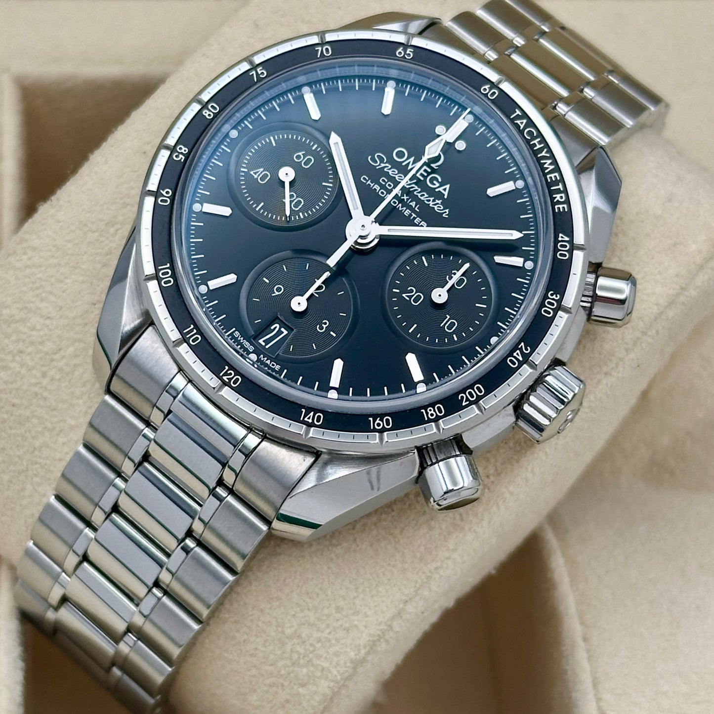 Speedmaster 38 Black Ref 324.30.38.50.01.001 2023