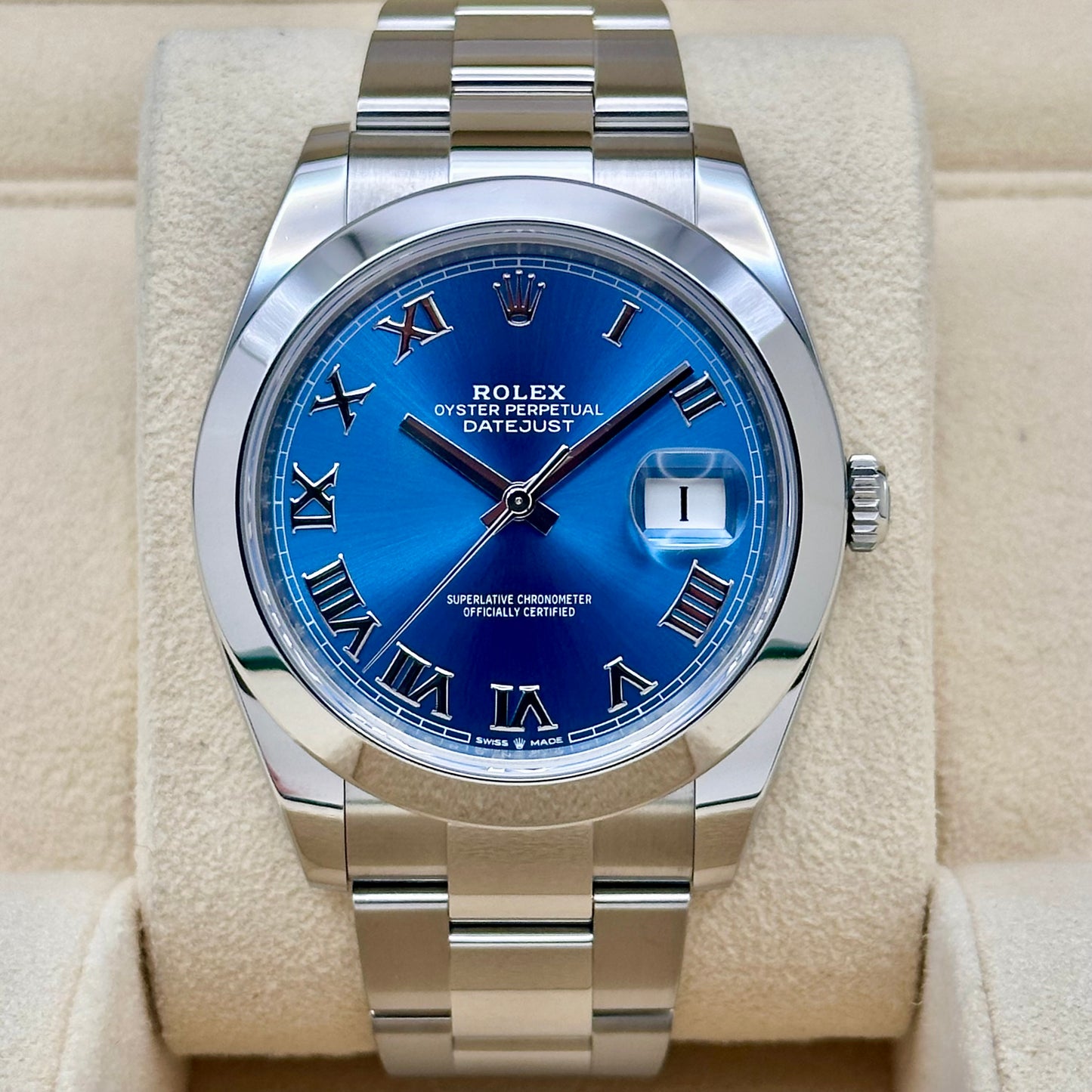 Datejust 41 Azzurro Blue Ref 126300 2023