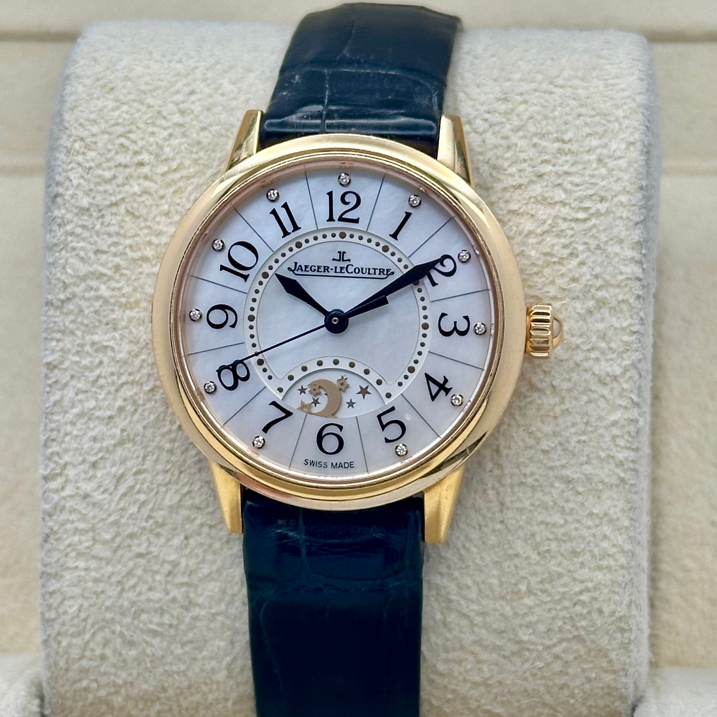 Rendez-Vous 18K Rose Gold Mother of Pearl Diamond Dial Ref Q3462491