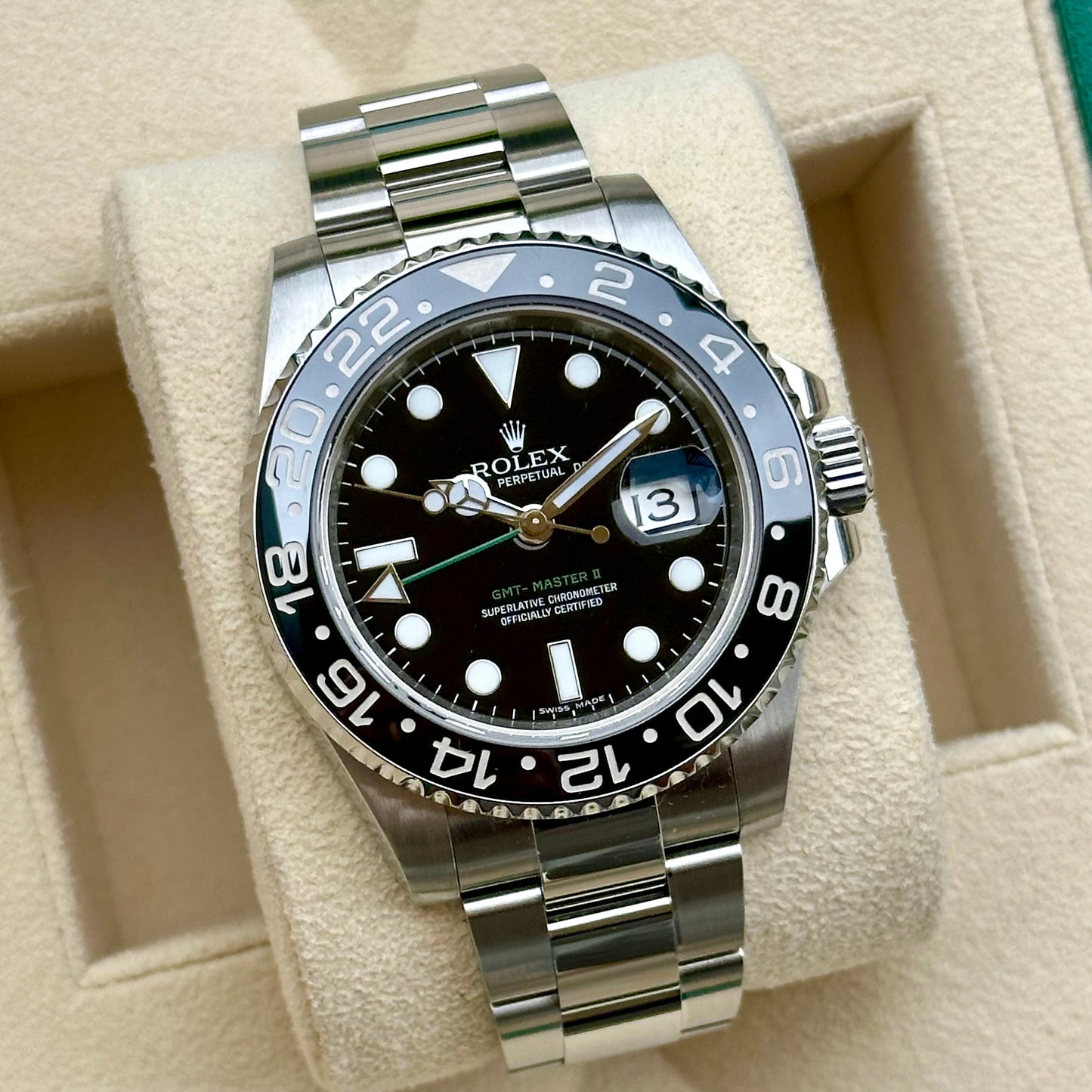 GMT Master II Green Arrow Ref 116710LN 2007 RSC 2022