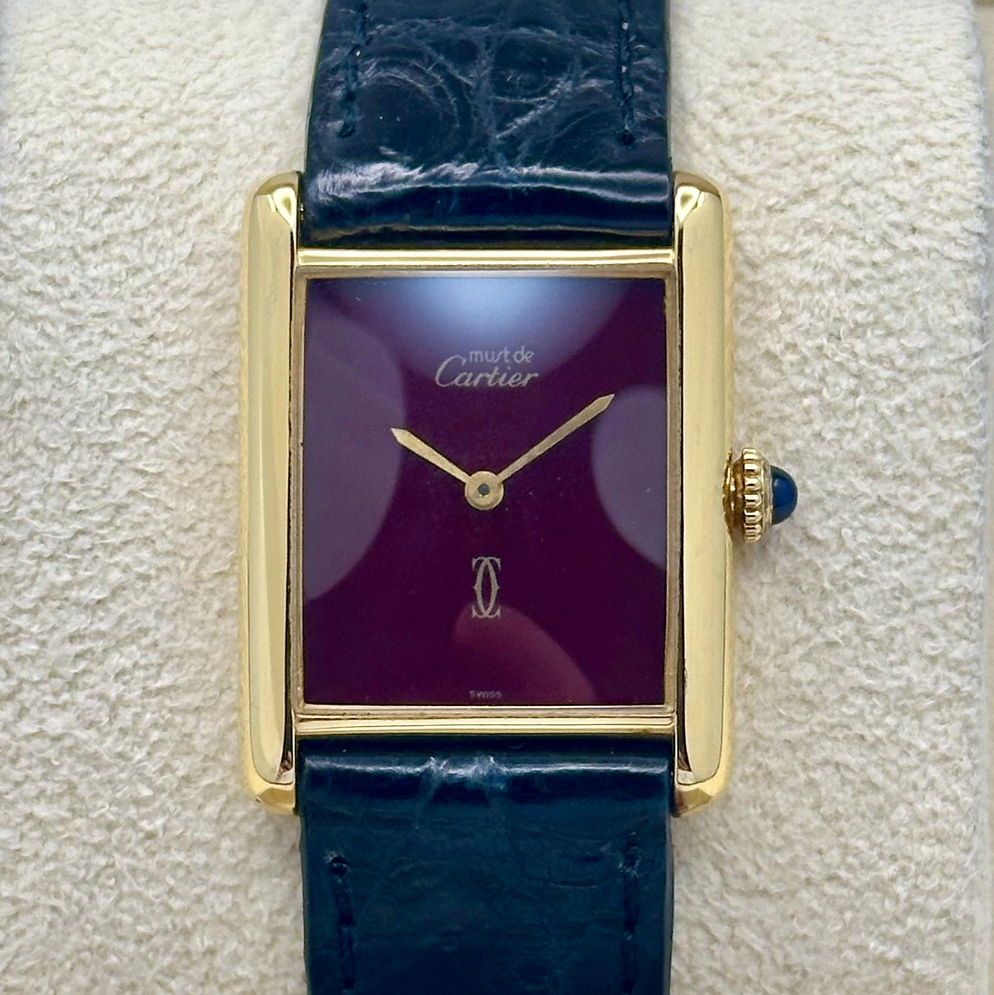 Tank Must Large Burgundy Manual Winding