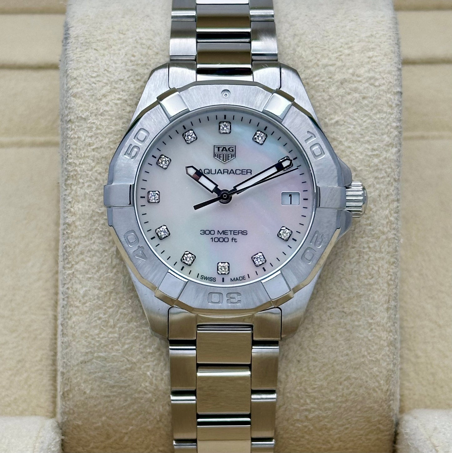 Aqua Racer Ladies Mother Of Pearl Diamond Ref WBD1314.BA0740 2020