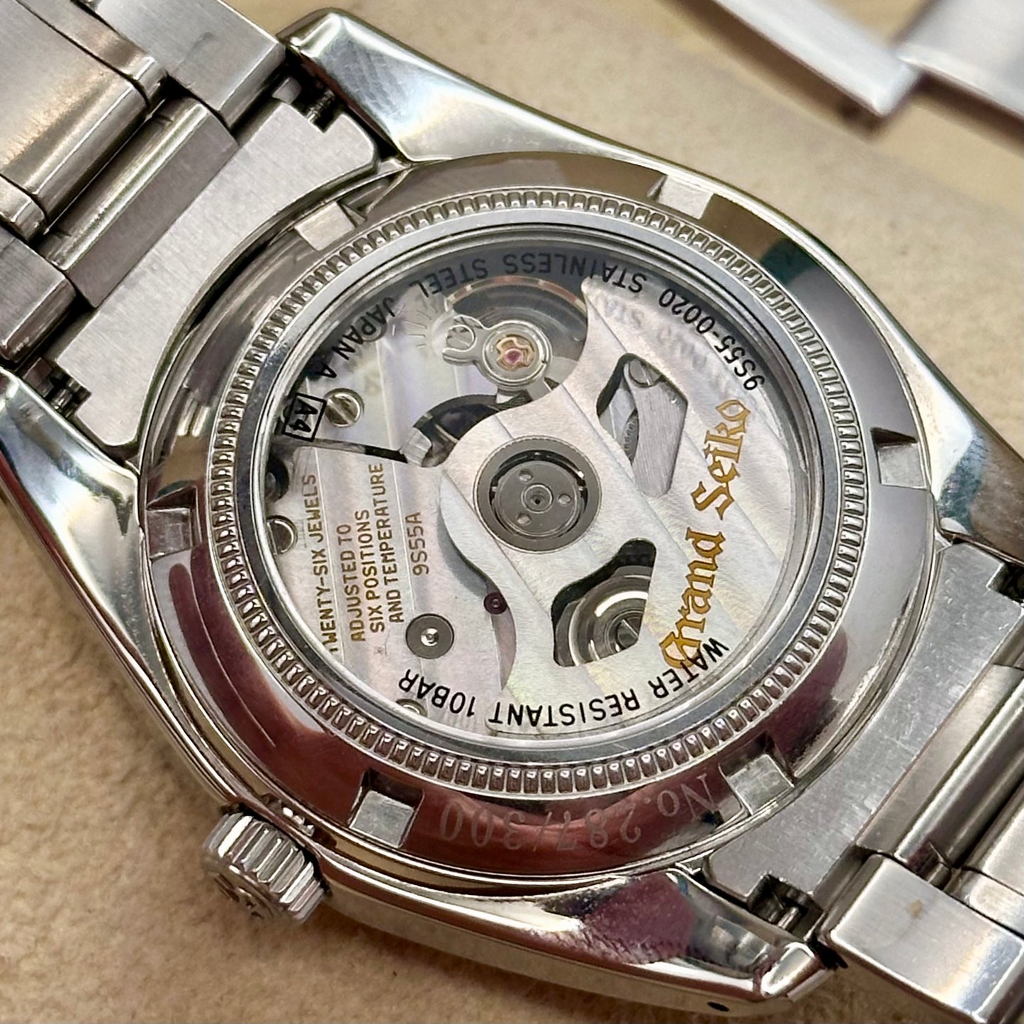 Automatic Ivory Guilloché Ref SBGR003 1999