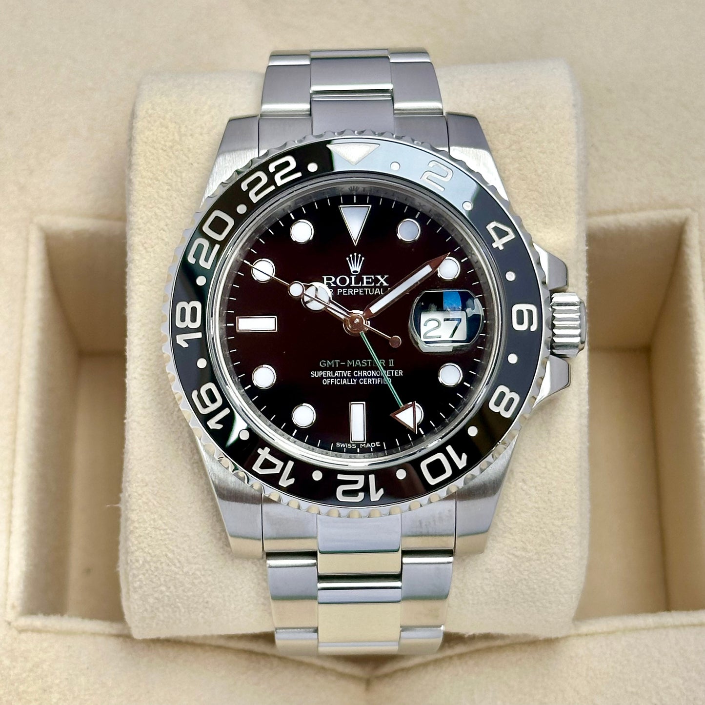 GMT Master II Green Arrow Ref 116710LN 2013