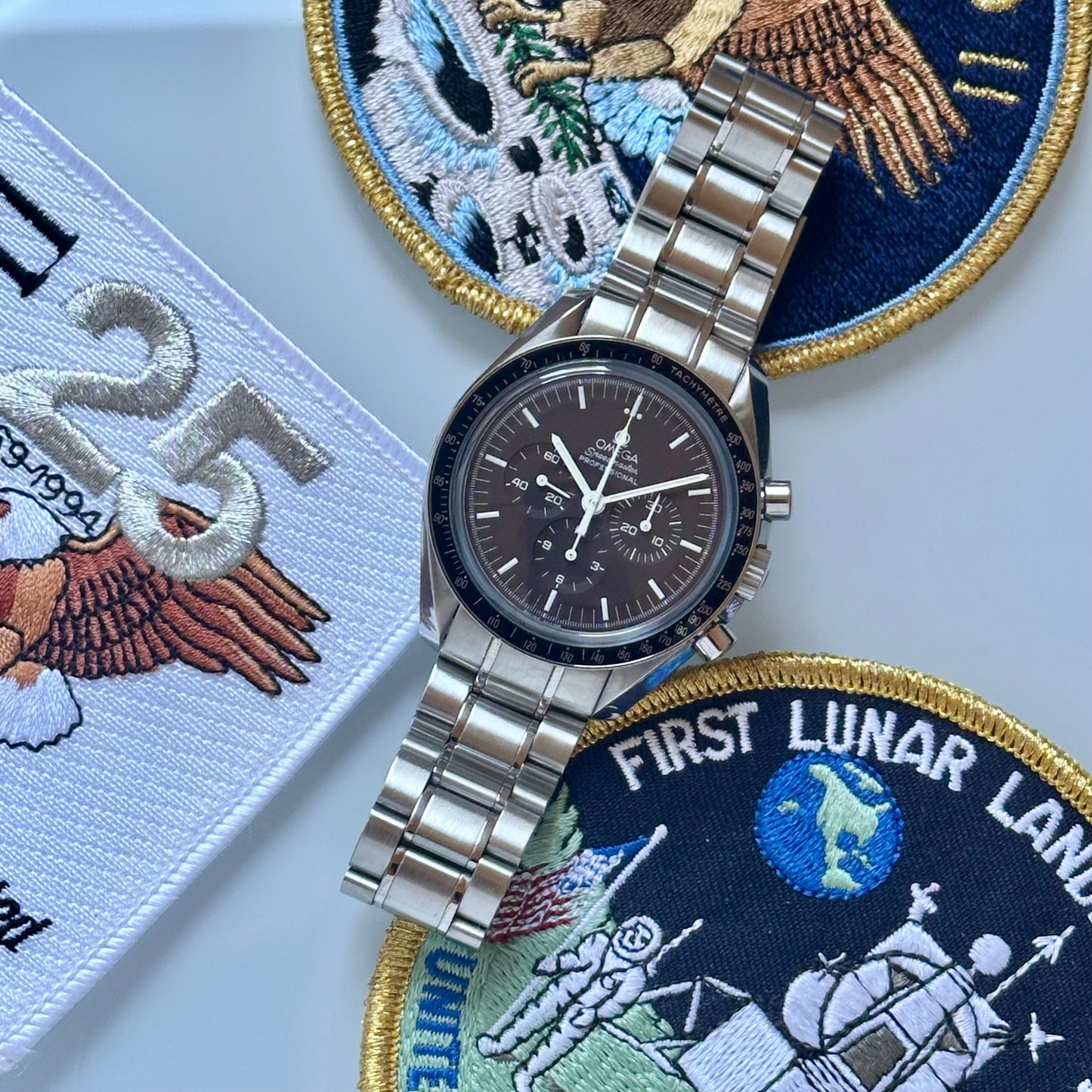 (ON HOLD) Speedmaster Professional Sapphire Sandwich Brown Dial Ref 311.30.42.30.13.001 2009