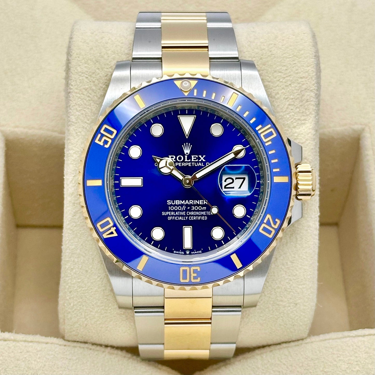 Submariner Date Bluesy Two Tone Ref 126613LB 2022