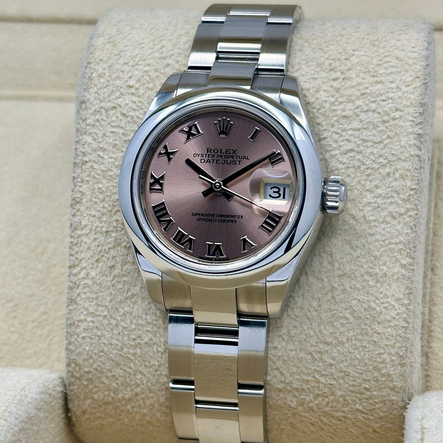 Lady-Datejust 28 Pink Romans Ref 279160 2017