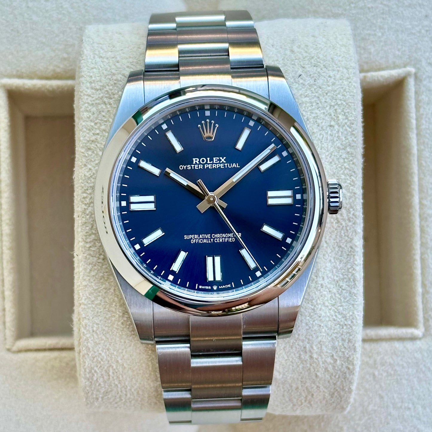 Oyster Perpetual 41 Blue Ref 124300 2023