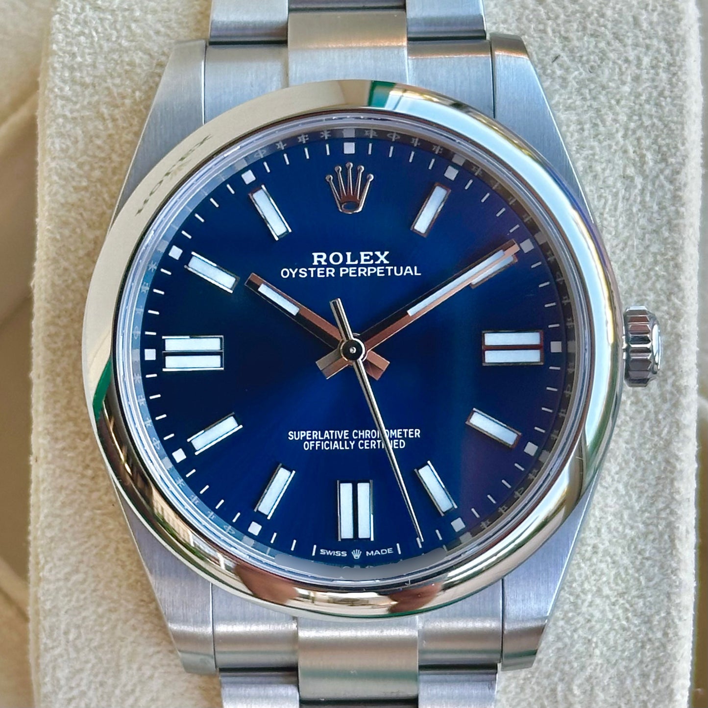 Oyster Perpetual 41 Blue Ref 124300 2023