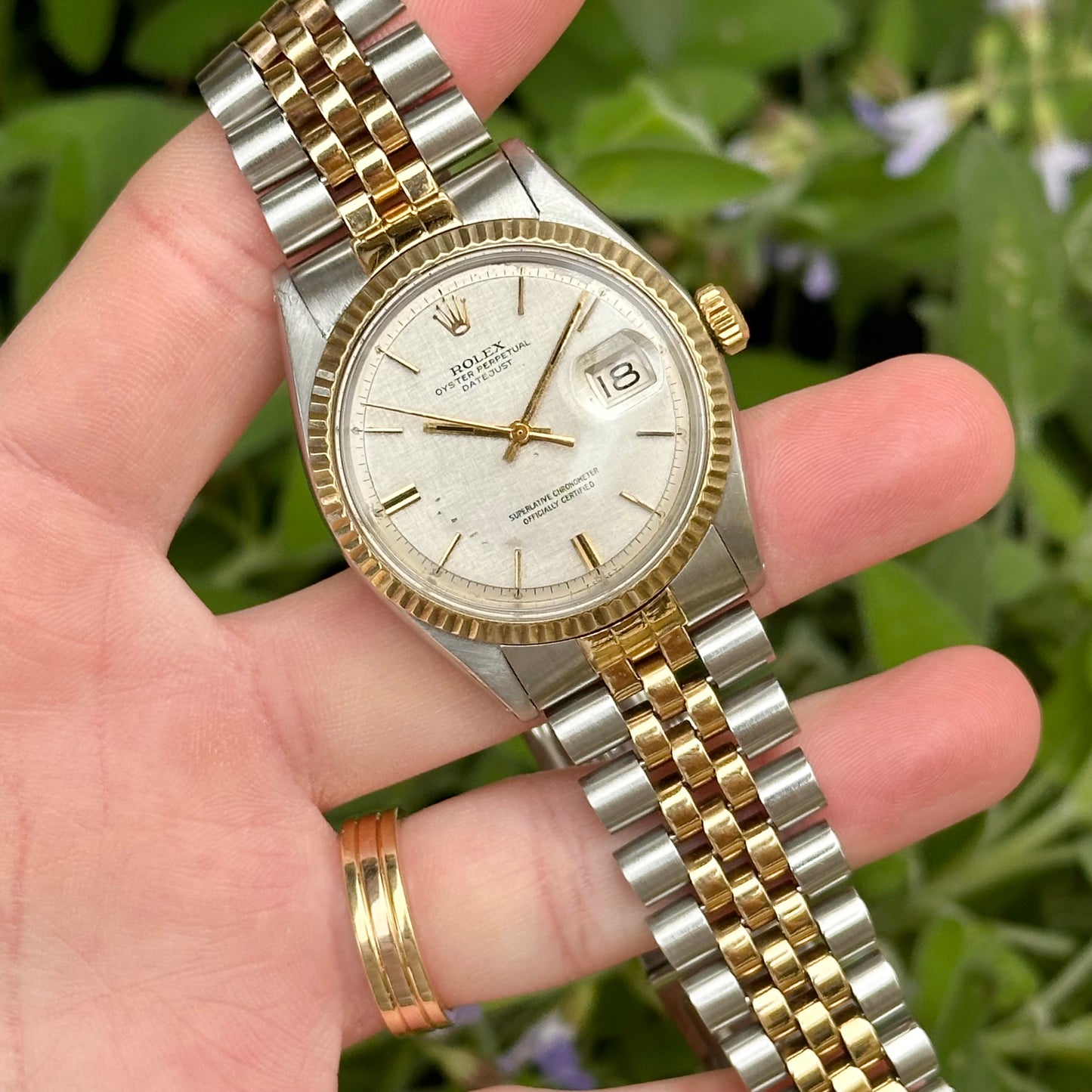 Datejust 36 Linen Ref 1601 1970