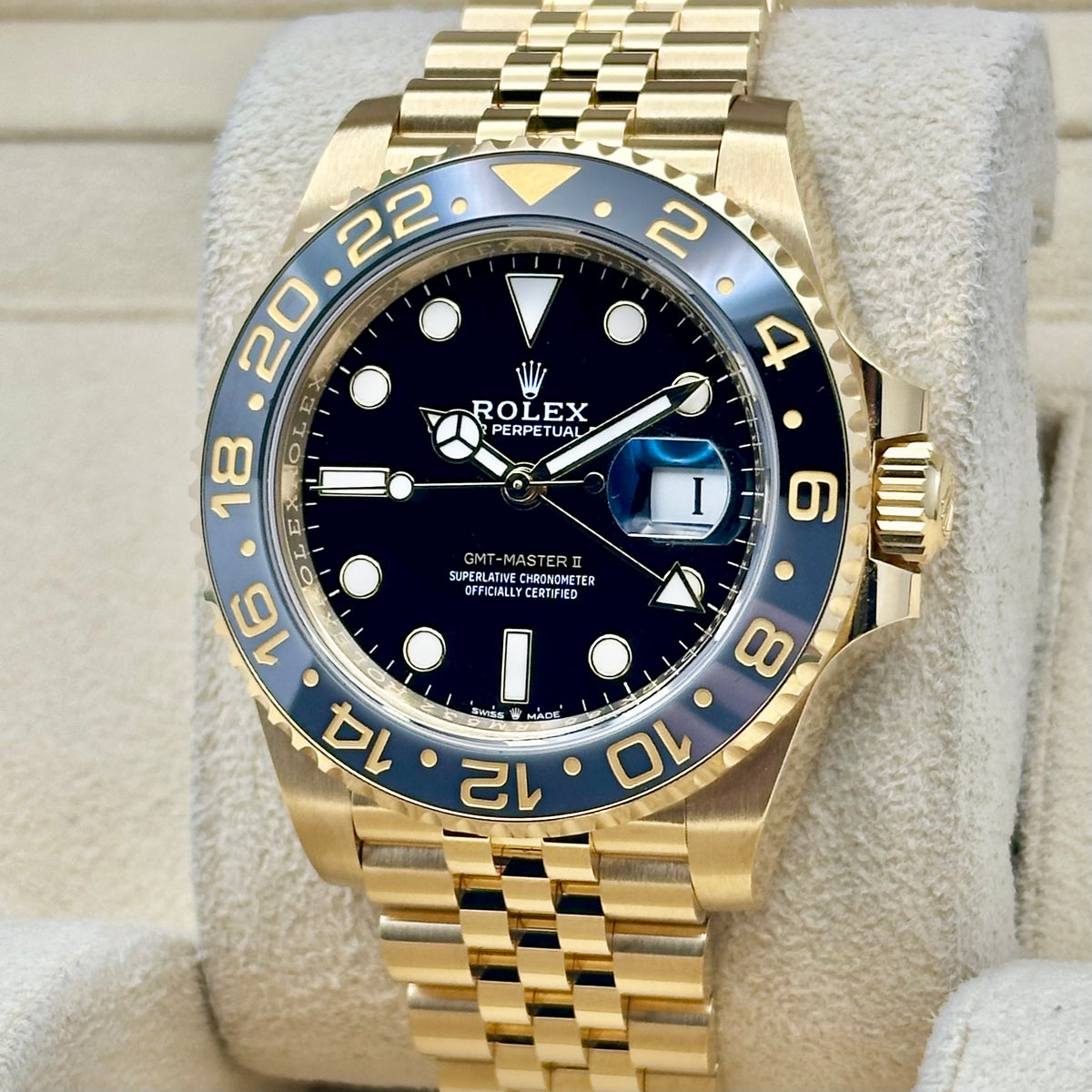 GMT Master II 18K Yellow Gold Jubilee Zombie Ref 126718GRNR