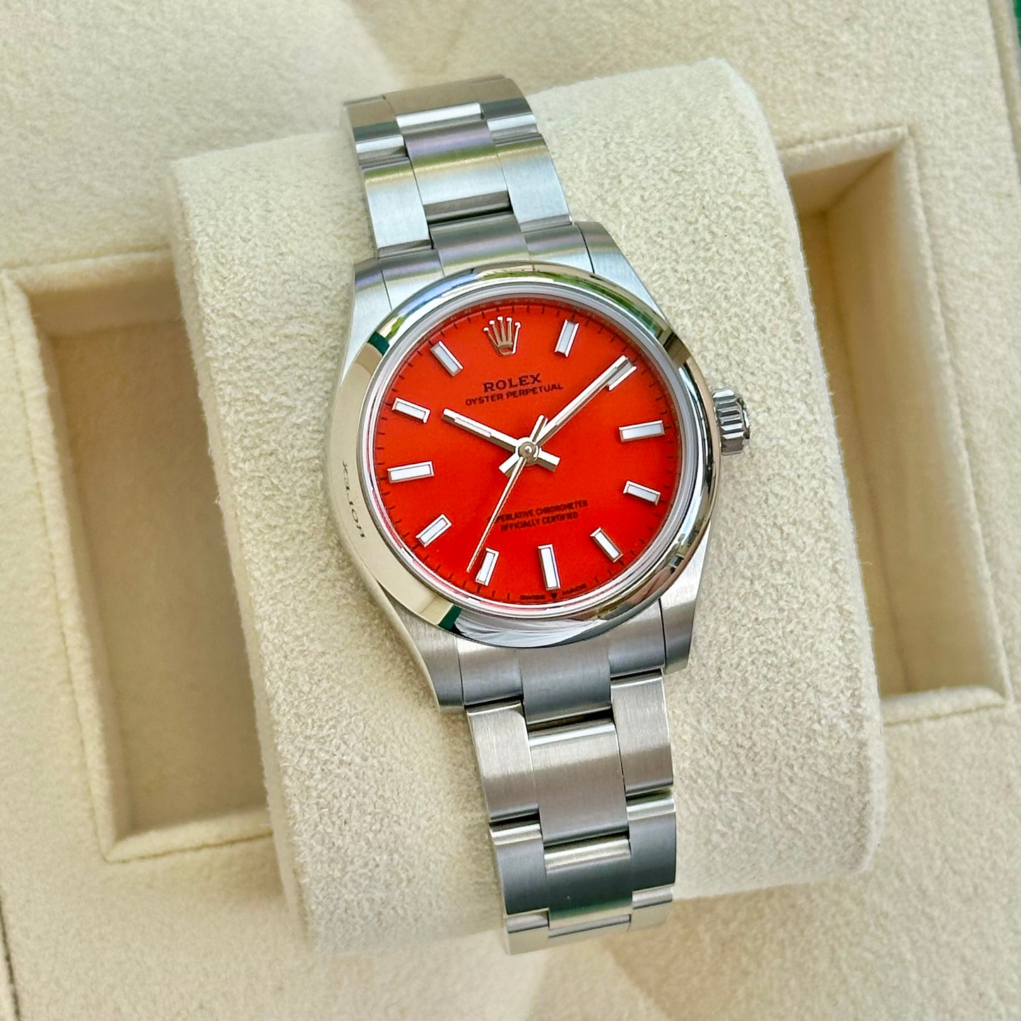 Oyster Perpetual 31 Coral Red Ref 277200 2023